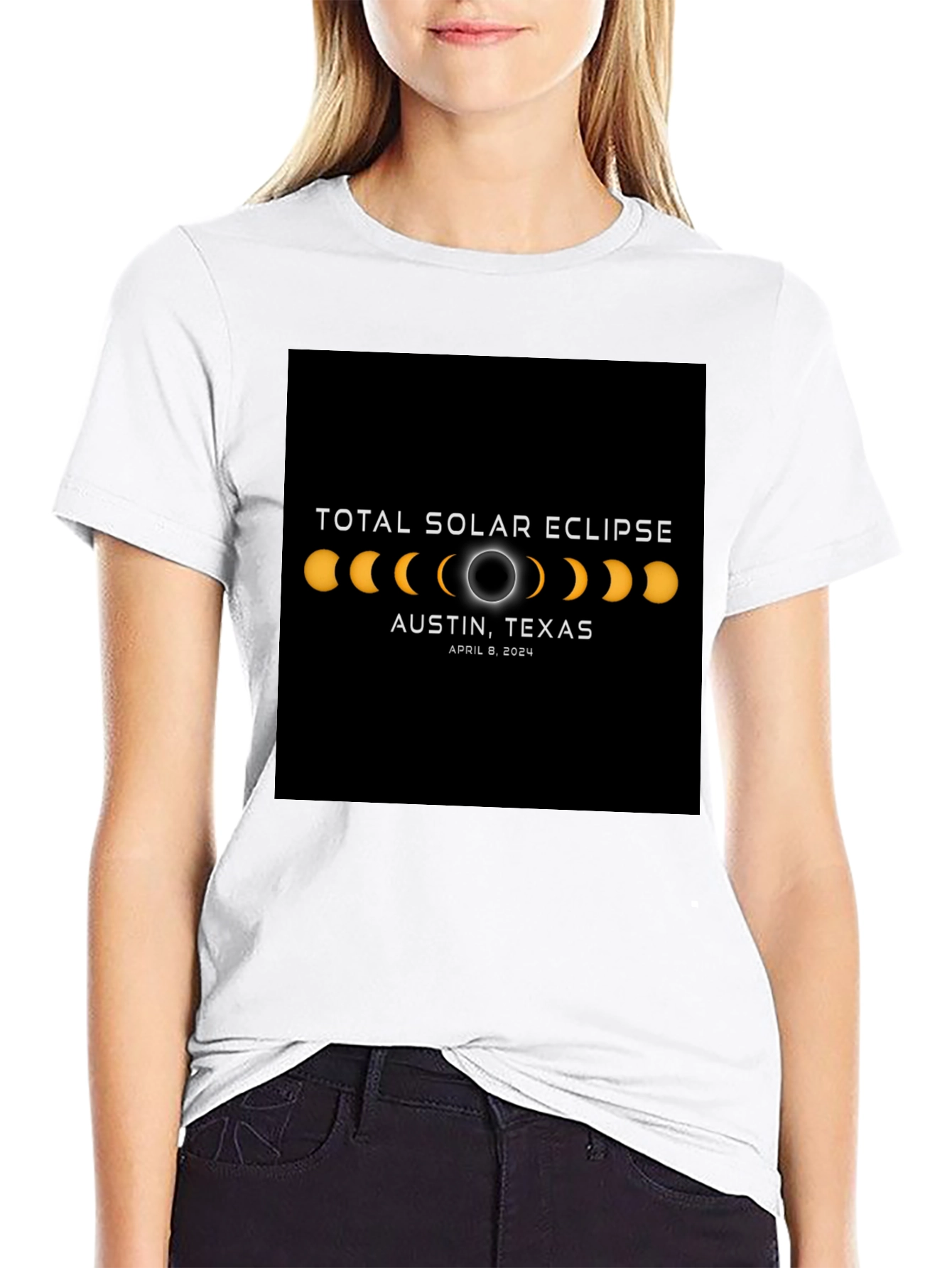 Total Solar Eclipse Austin Texas T-Shirt