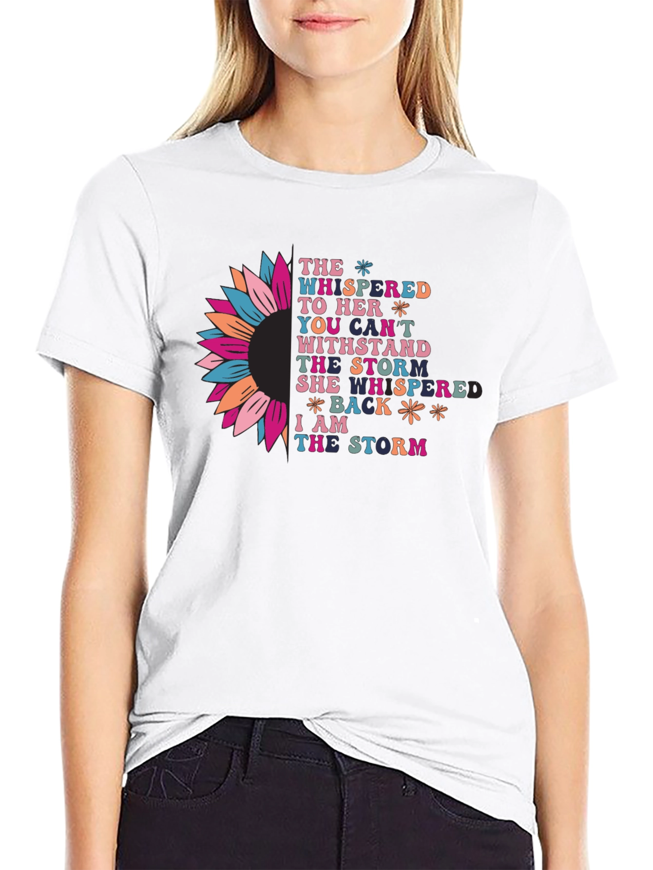 Inspirational I am the storm Graphic T-Shirt