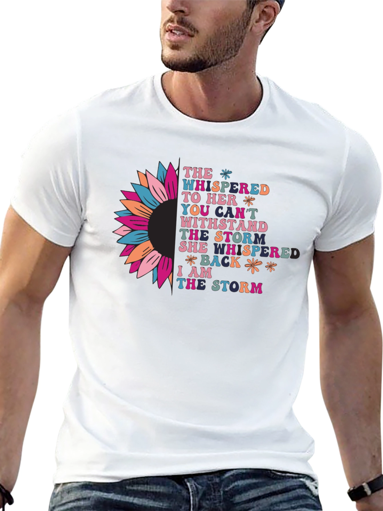 Inspirational I am the storm Graphic T-Shirt