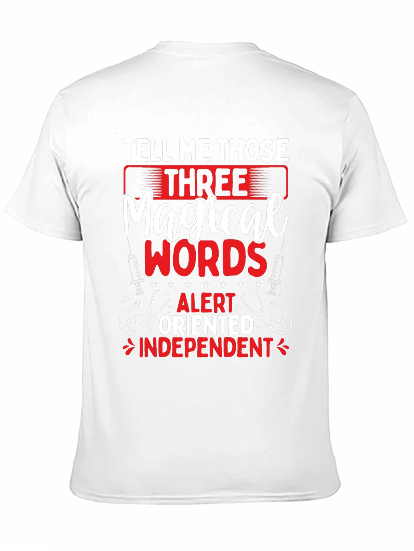 Magical Words Nurse T-Shirt - Black