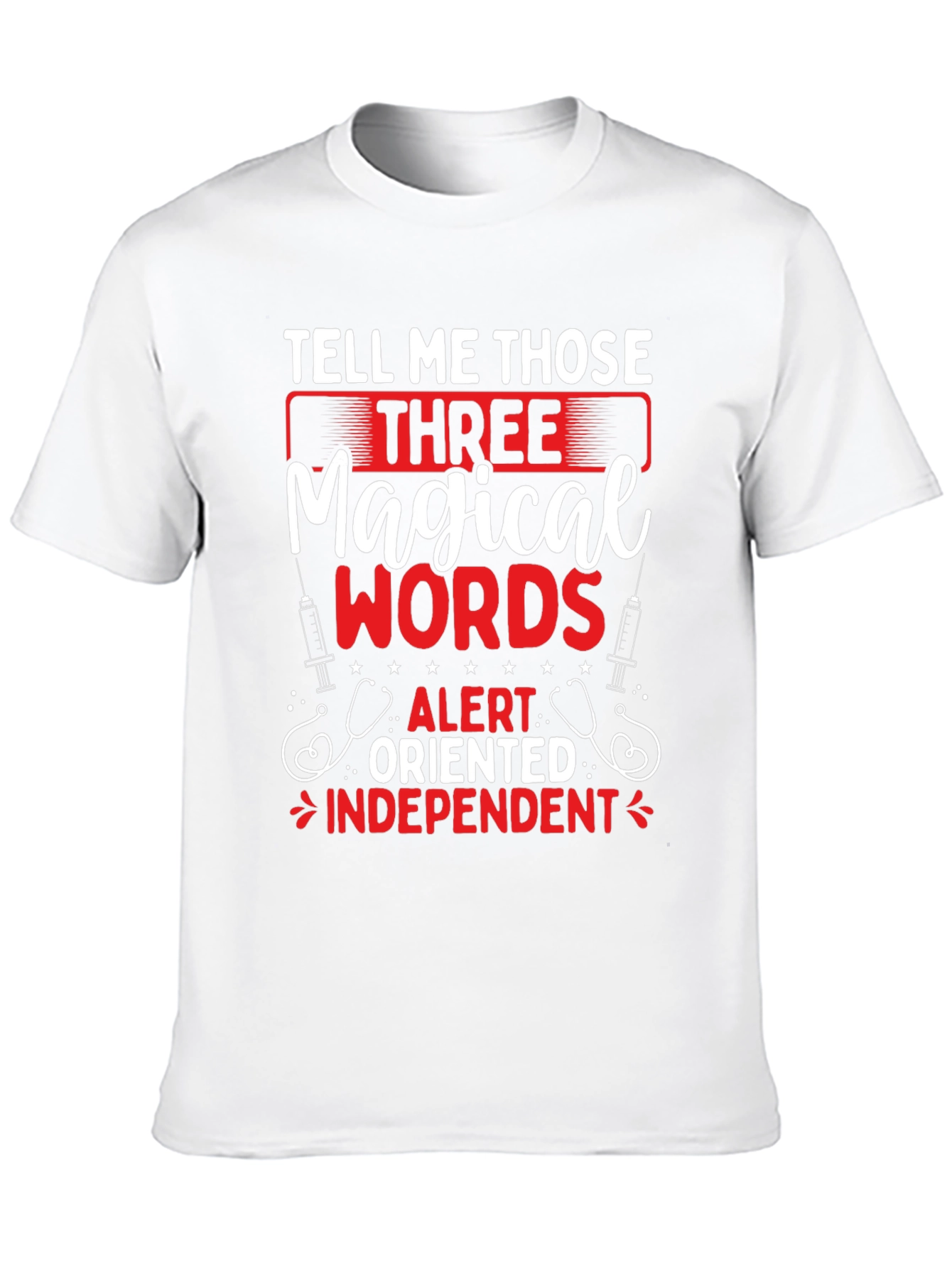 Magical Words Nurse T-Shirt - Black