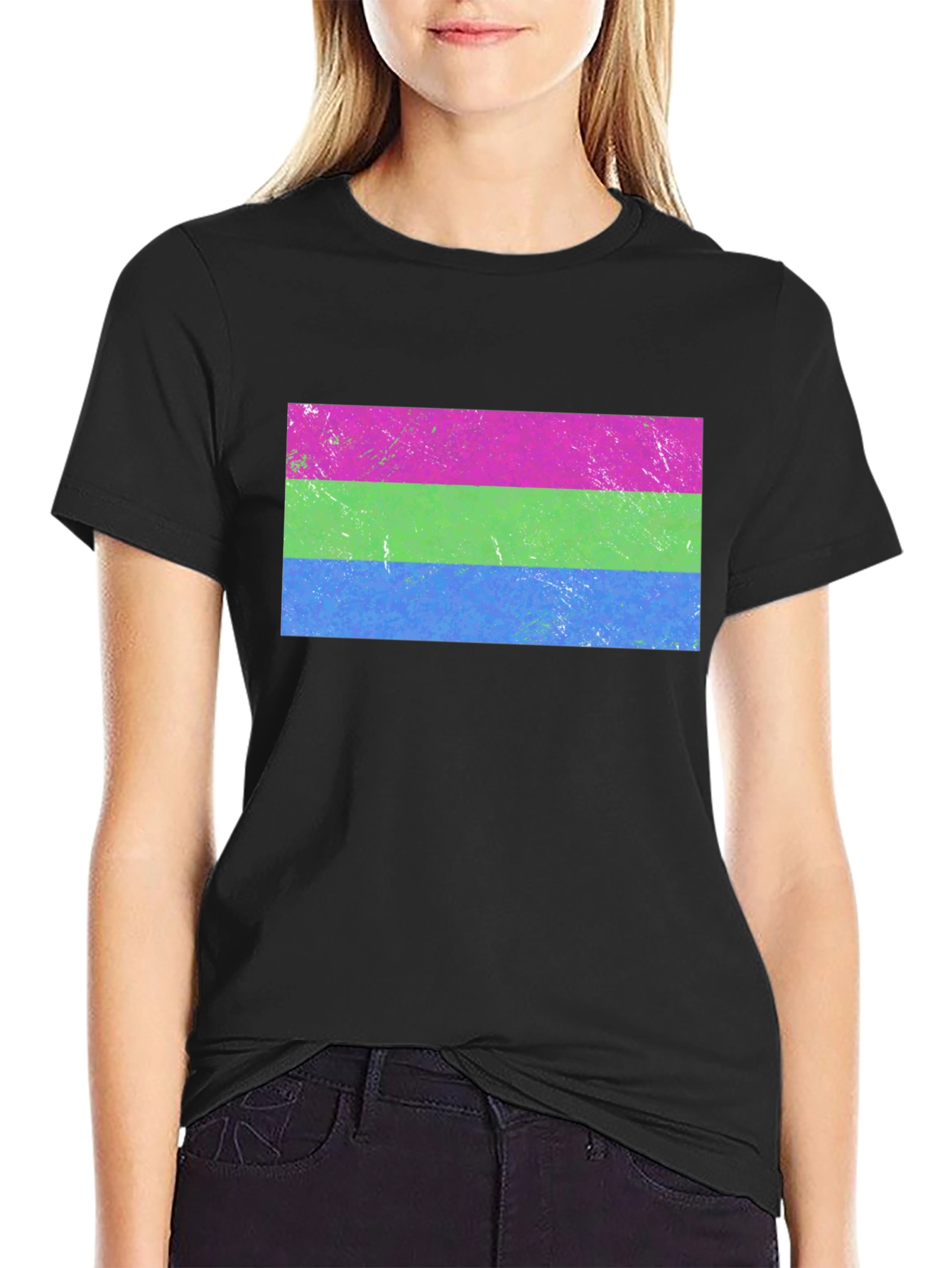Pansexual Pride Flag Graphic Tee - Unisex