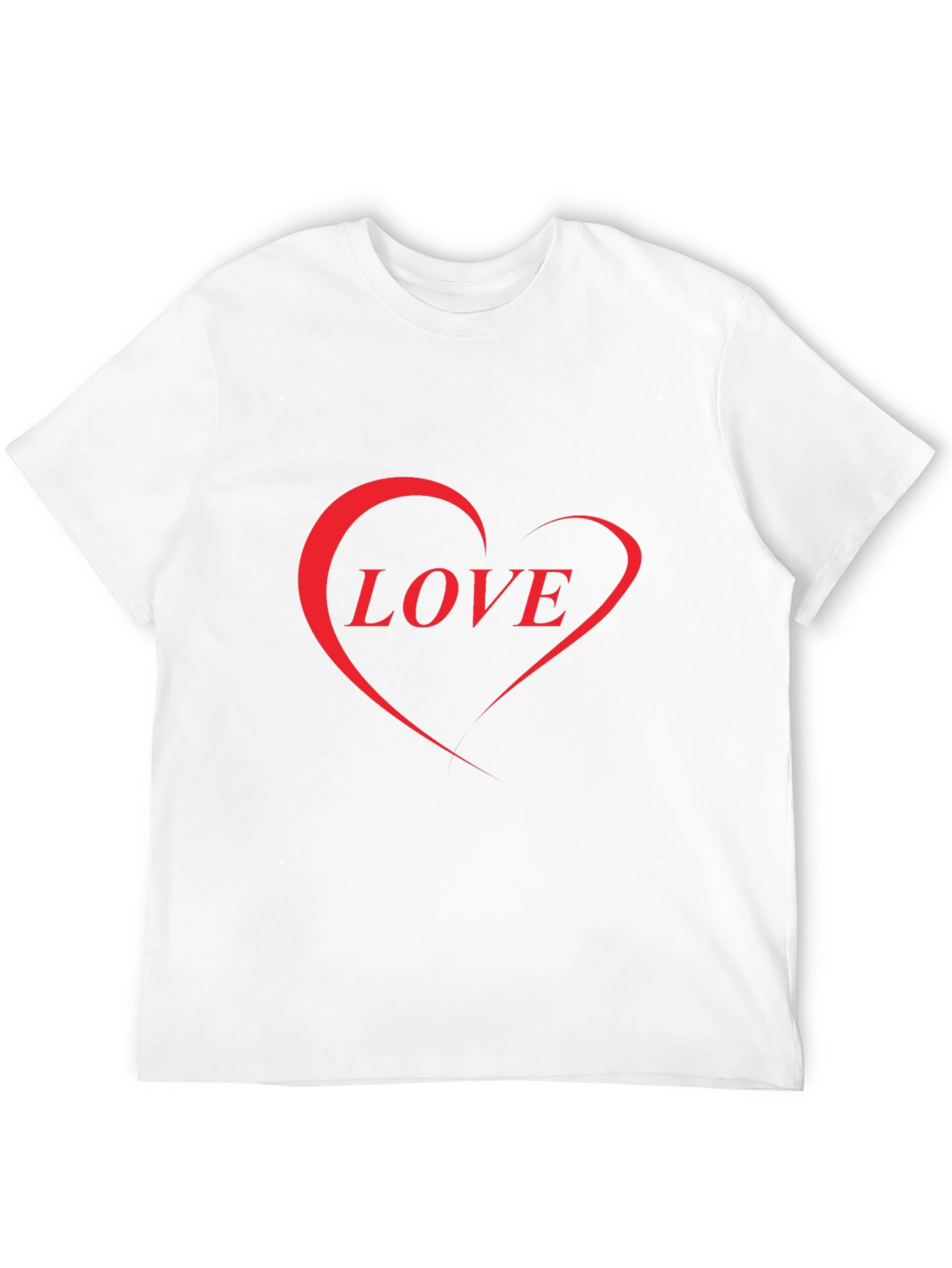 Love Heart Graphic Black T-Shirt - Stylish Casual Wear