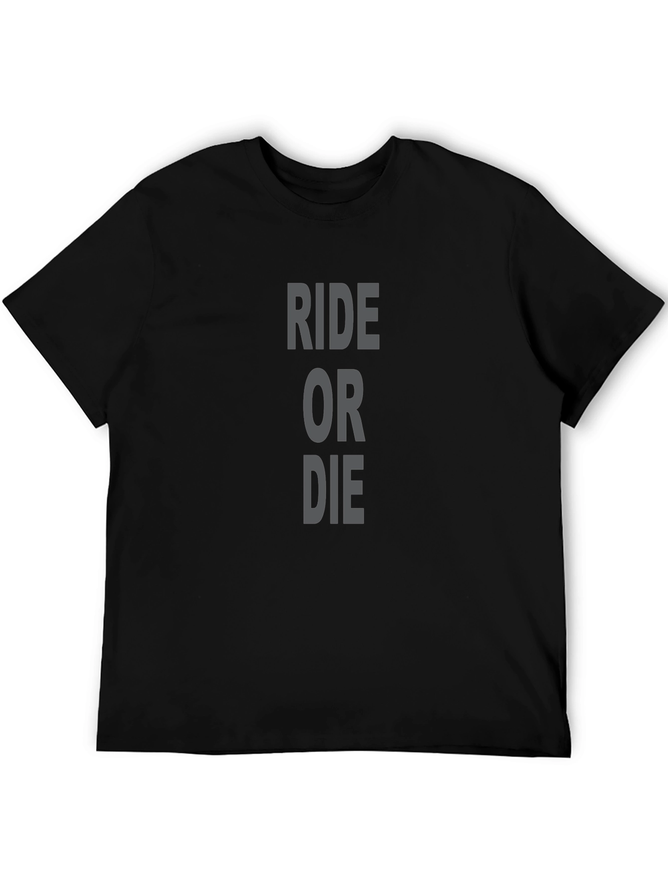 Ride or Die Graphic Tee - Black