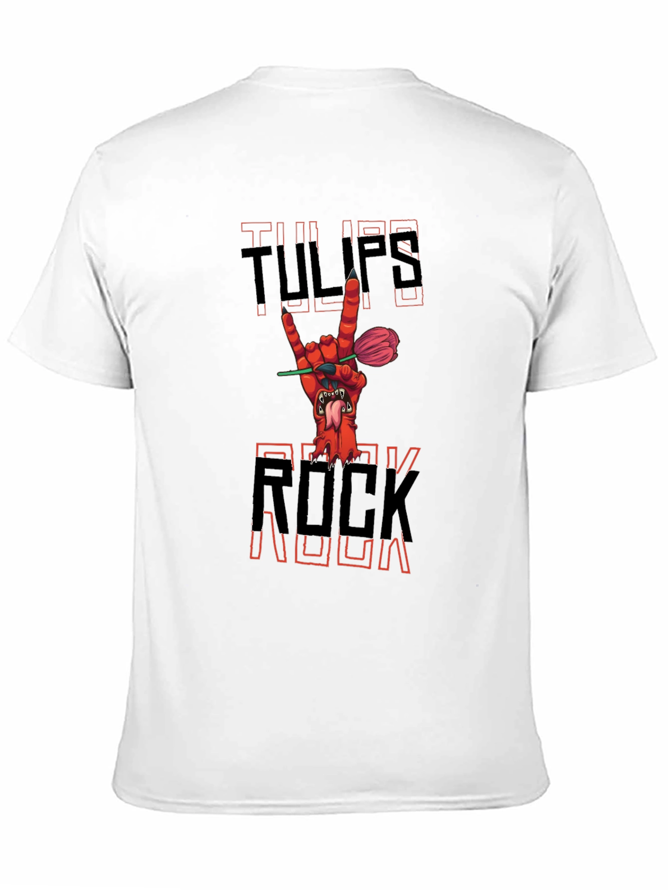 Tulips Rock T-Shirt - Edgy Graphic Tee