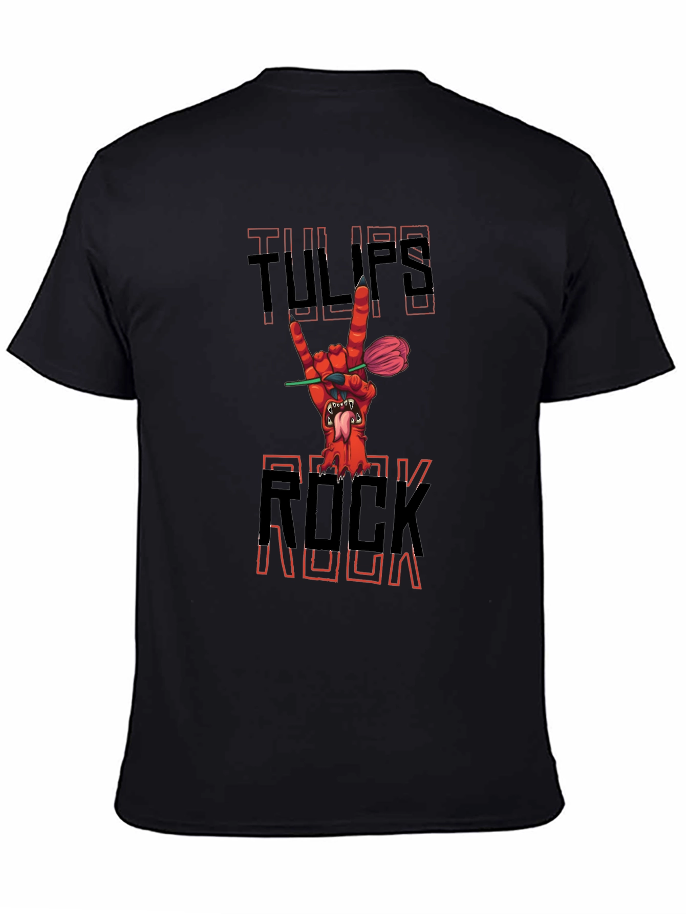Tulips Rock T-Shirt - Edgy Graphic Tee