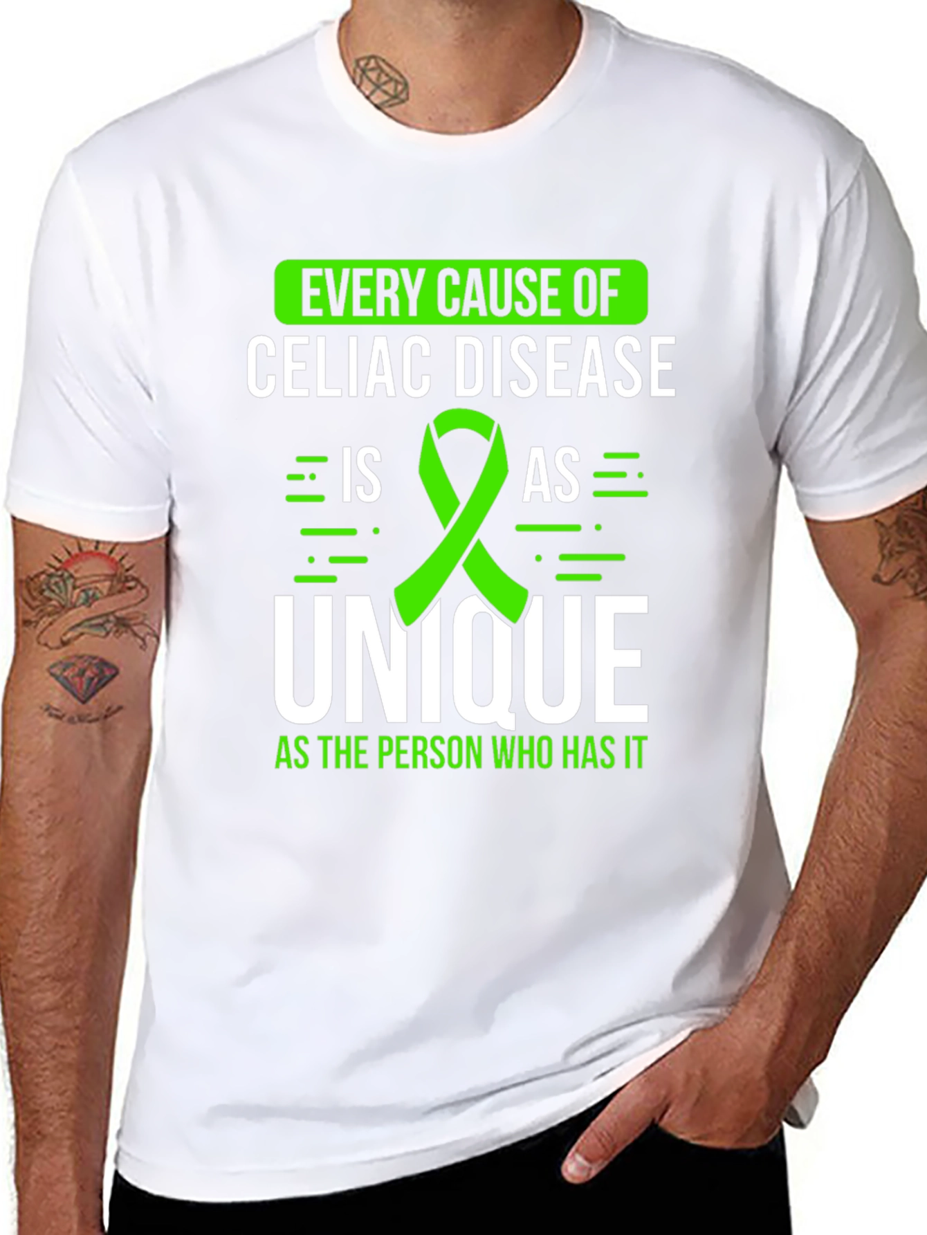 Celiac Disease Awareness T-Shirt - Unique Causes