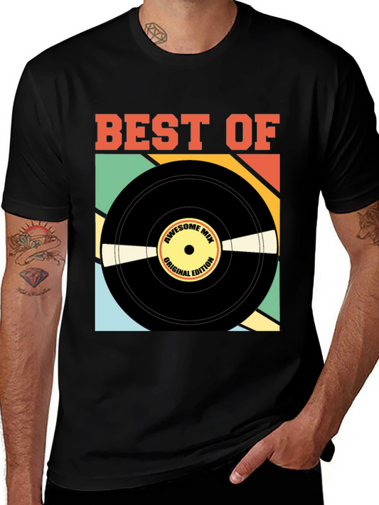 Best Of Vinyl Record Graphic Tee