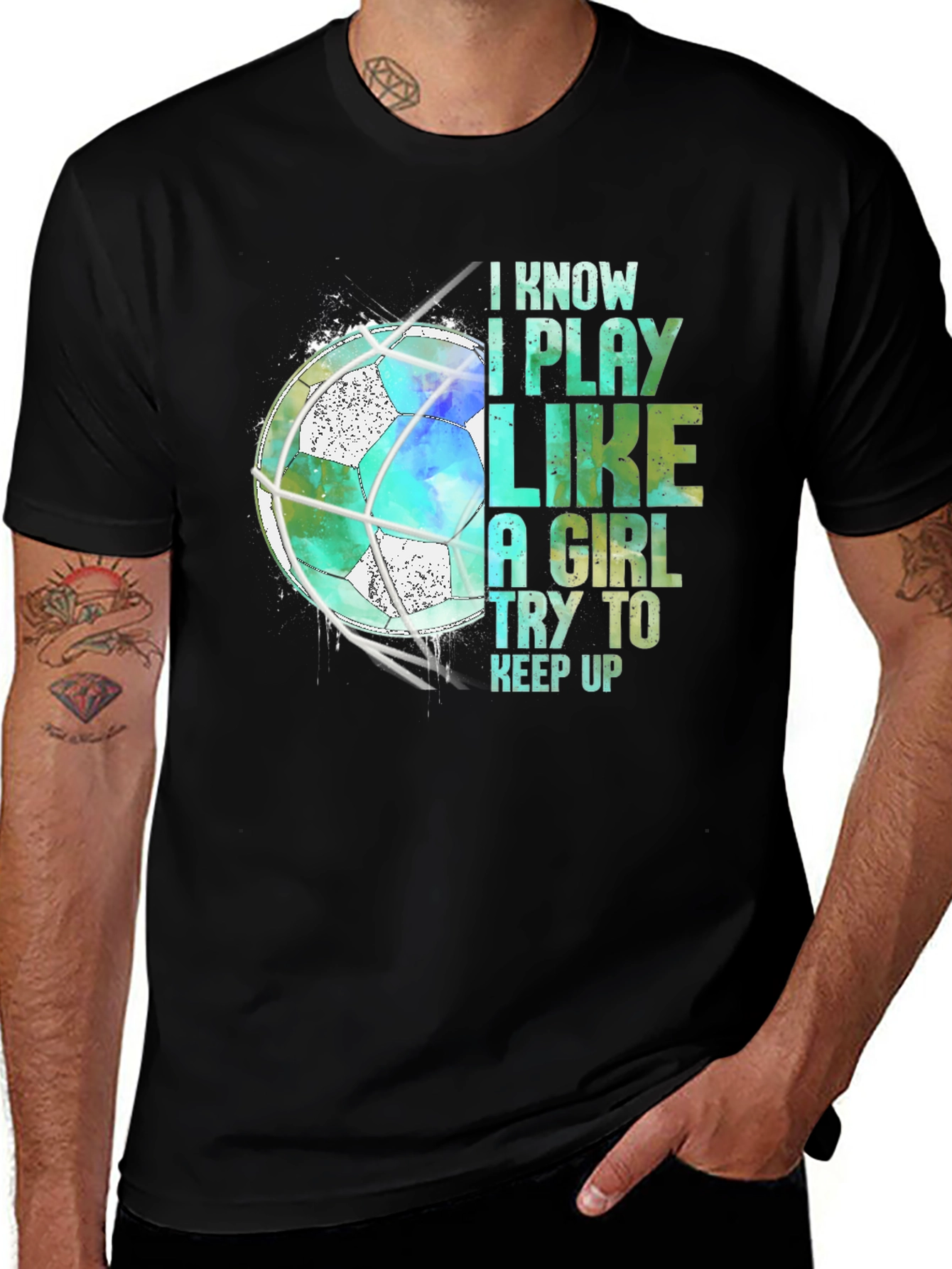 I Play Like A Girl Soccer T-Shirt