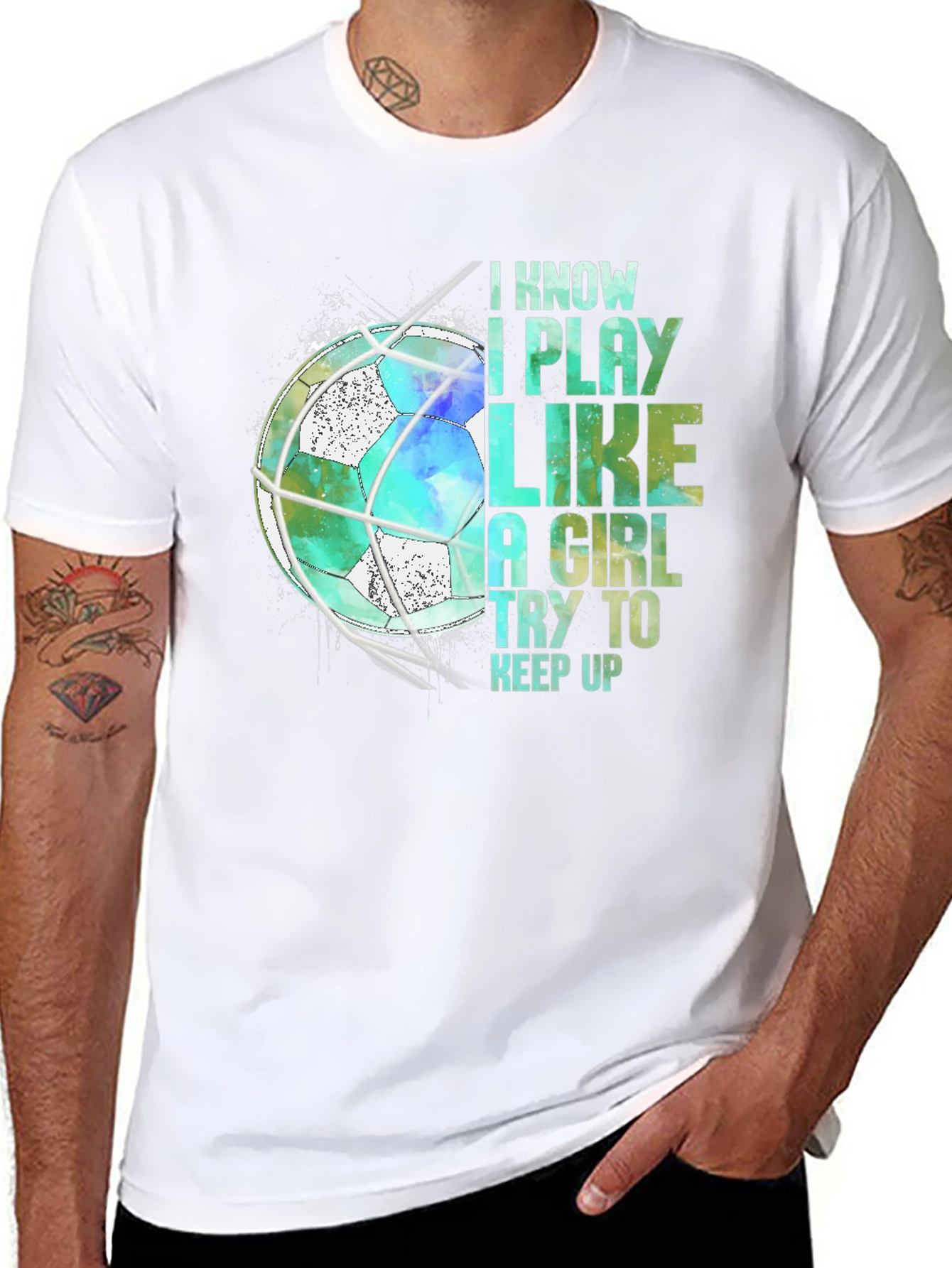 I Play Like A Girl Soccer T-Shirt