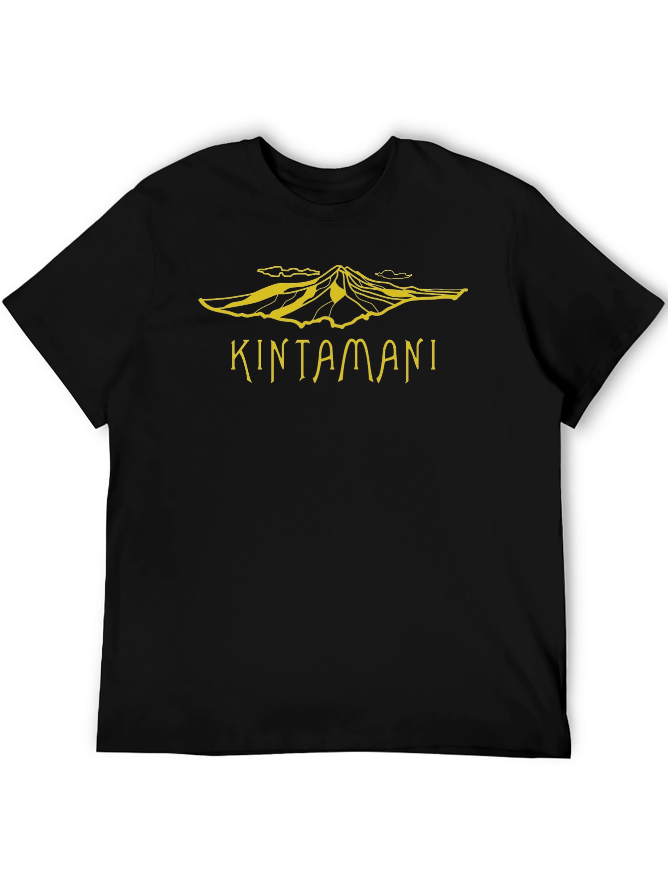 Kintamani Graphic Tee - Black Cotton T-Shirt