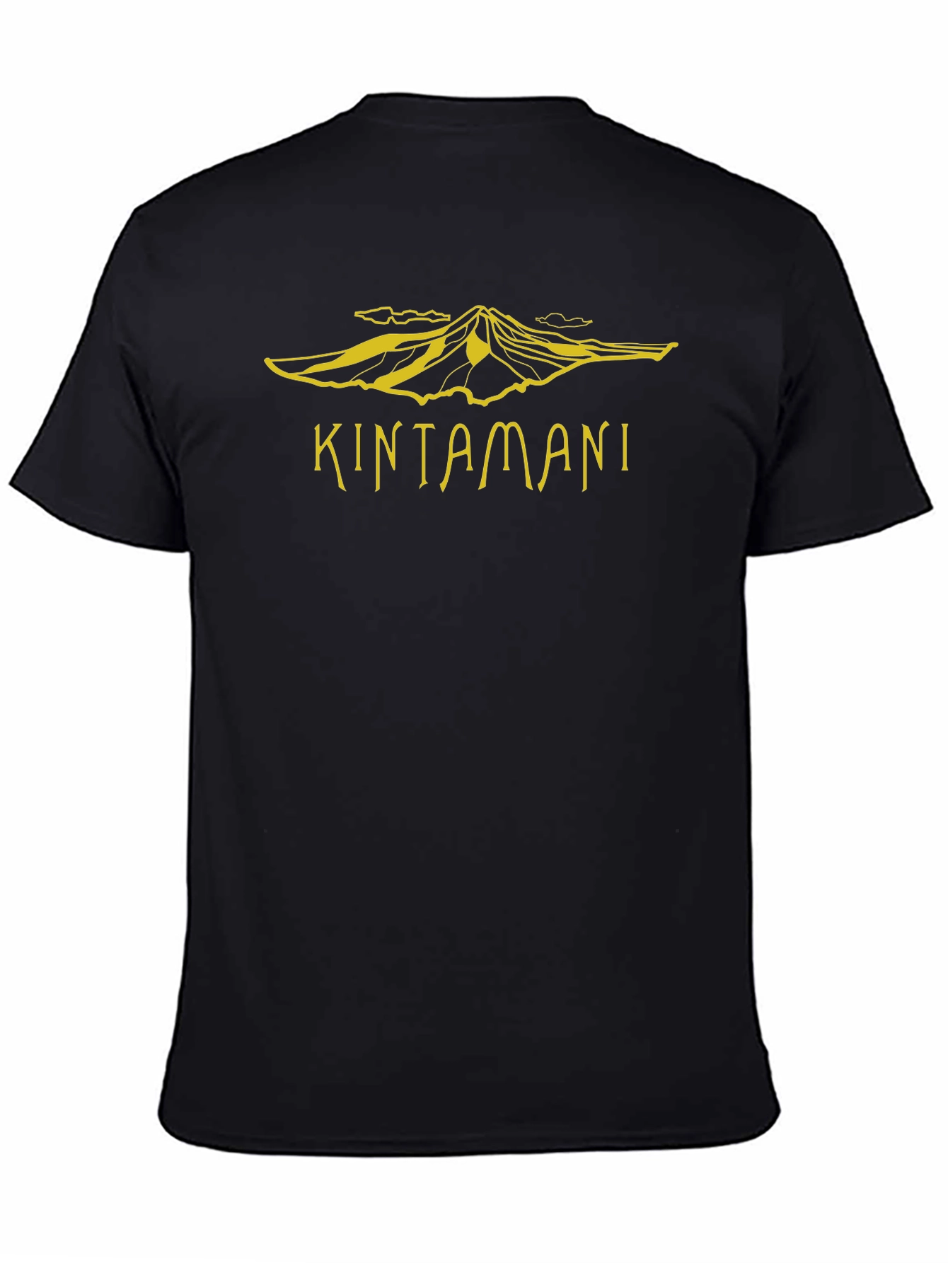 Kintamani Graphic Tee - Black Cotton T-Shirt