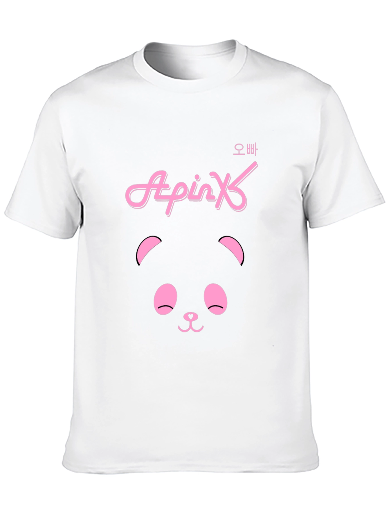 Apink Panda Black T-Shirt