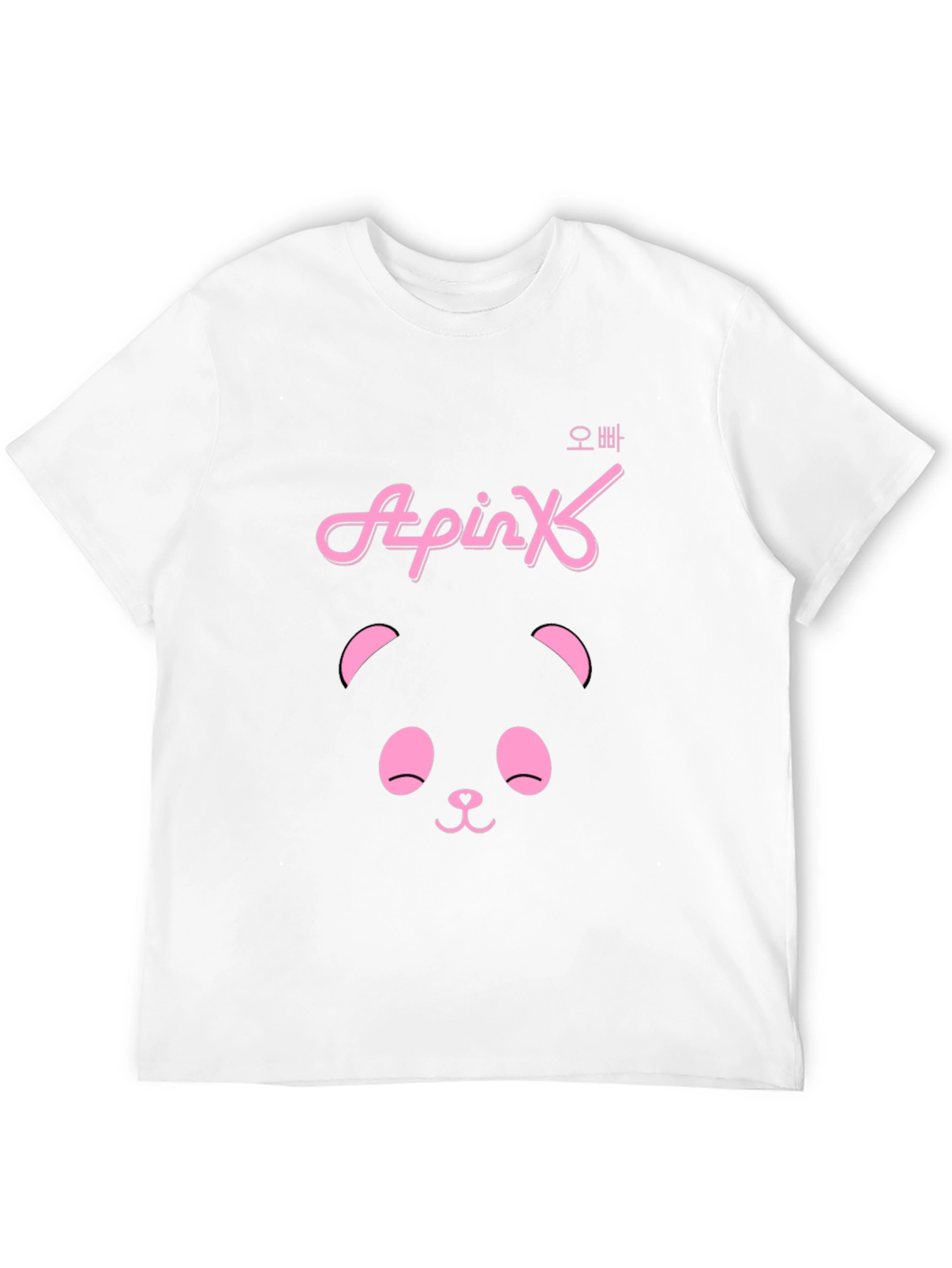 Apink Panda Black T-Shirt