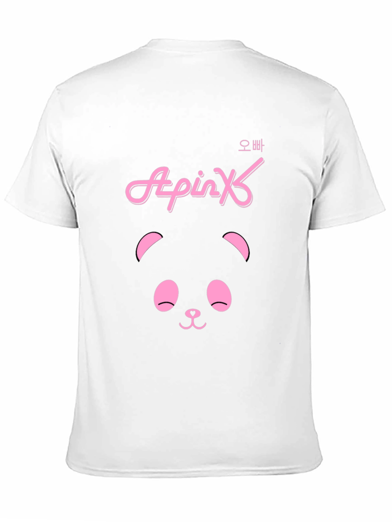 Apink Panda Black T-Shirt