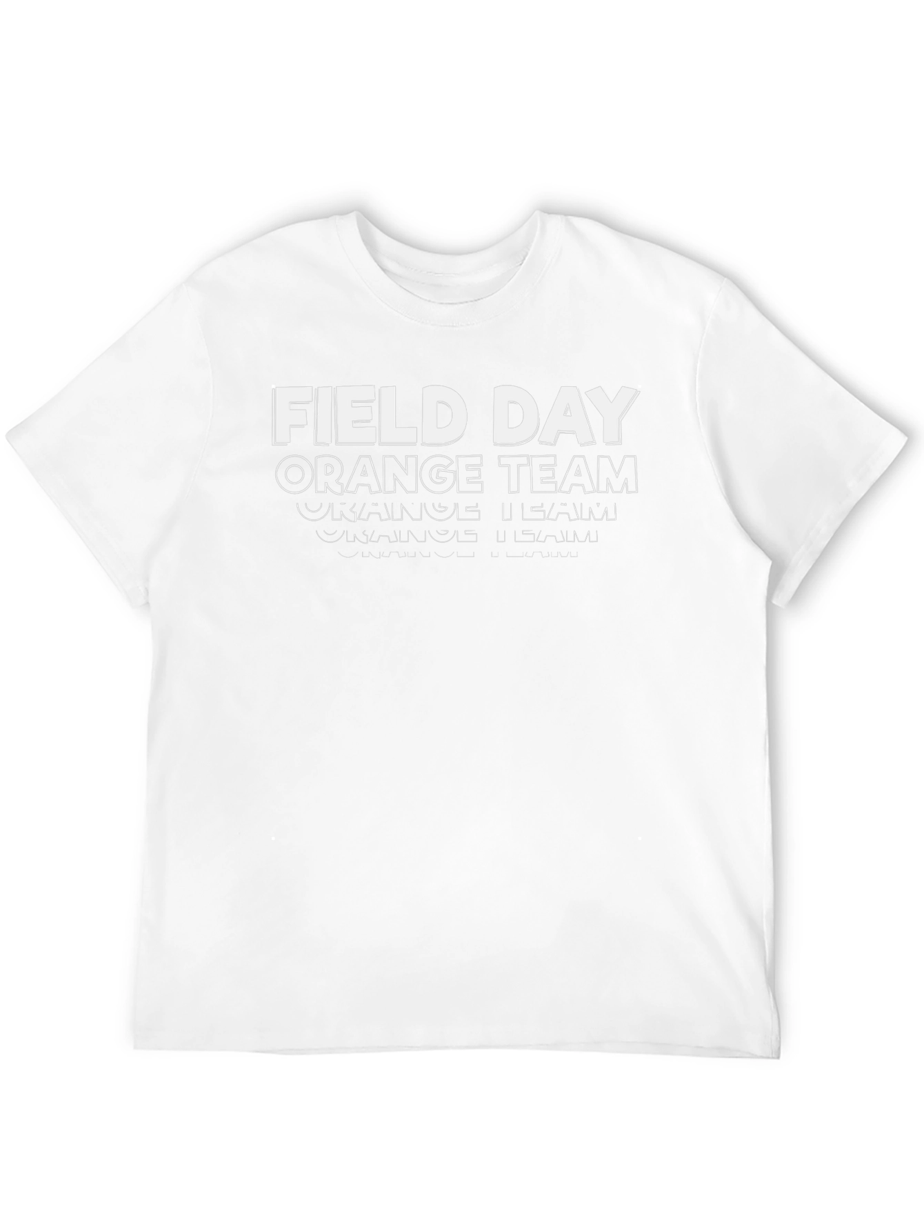 Field Day Orange Team Black T-Shirt