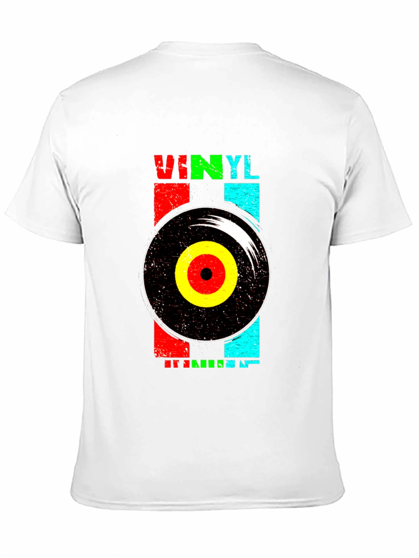 Retro Vinyl Record Graphic T-Shirt