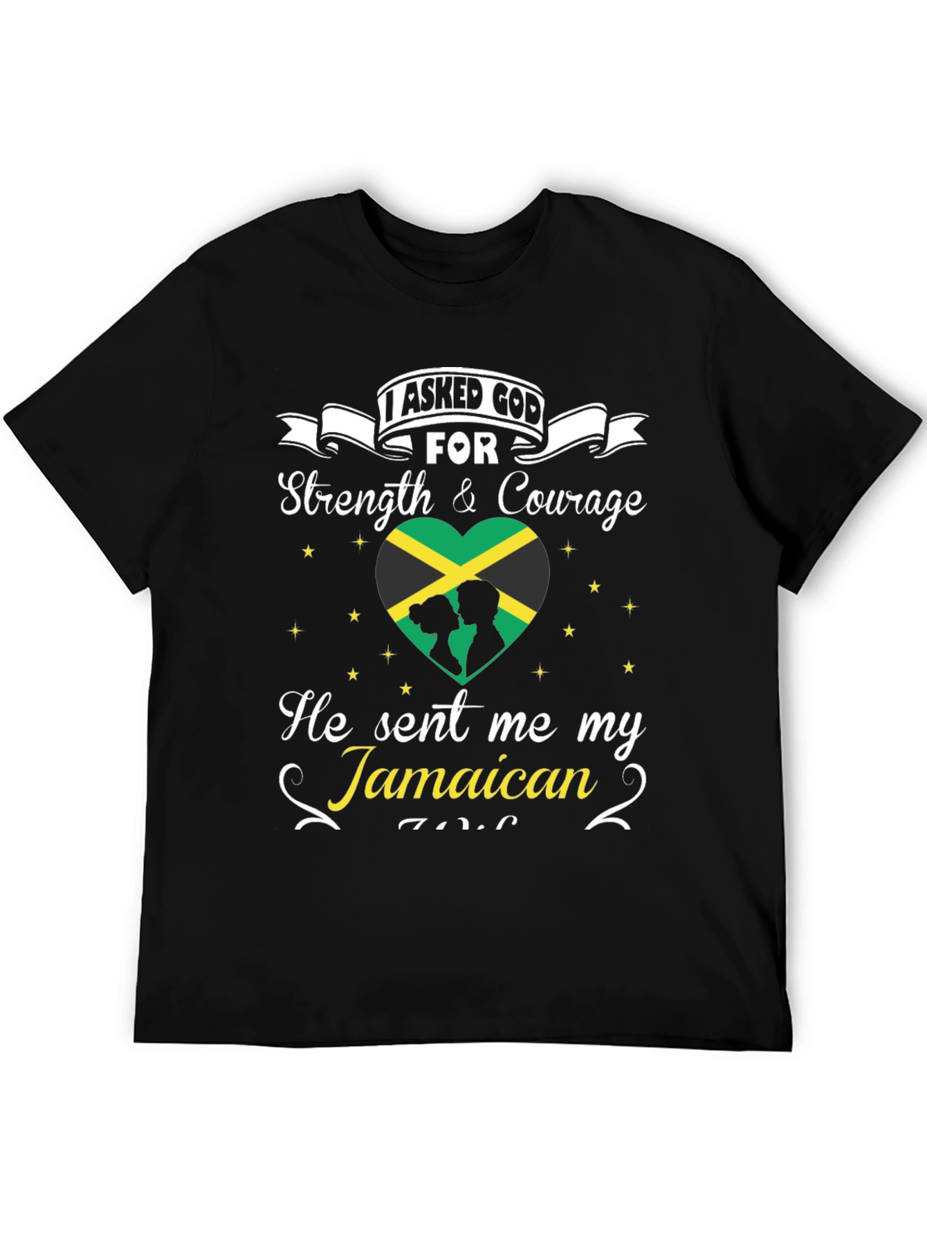 Jamaican Love T-Shirt - God Sent Me My Jamaican