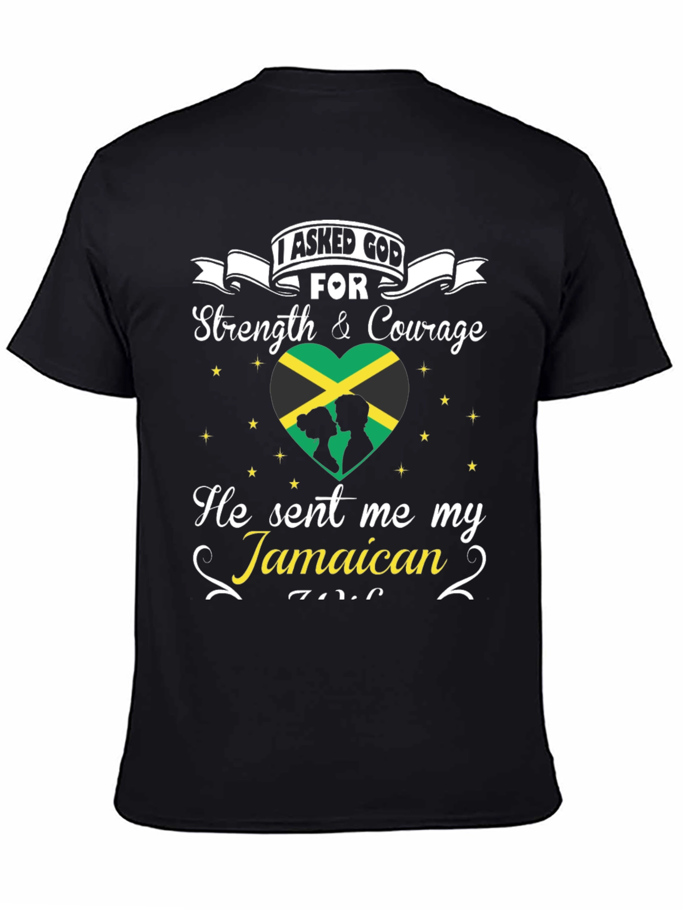 Jamaican Love T-Shirt - God Sent Me My Jamaican