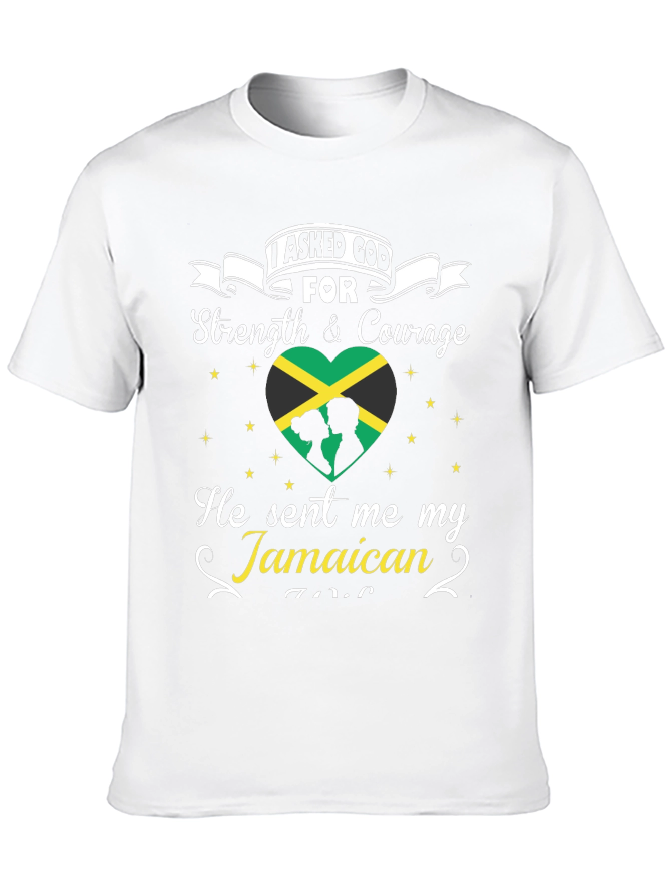 Jamaican Love T-Shirt - God Sent Me My Jamaican