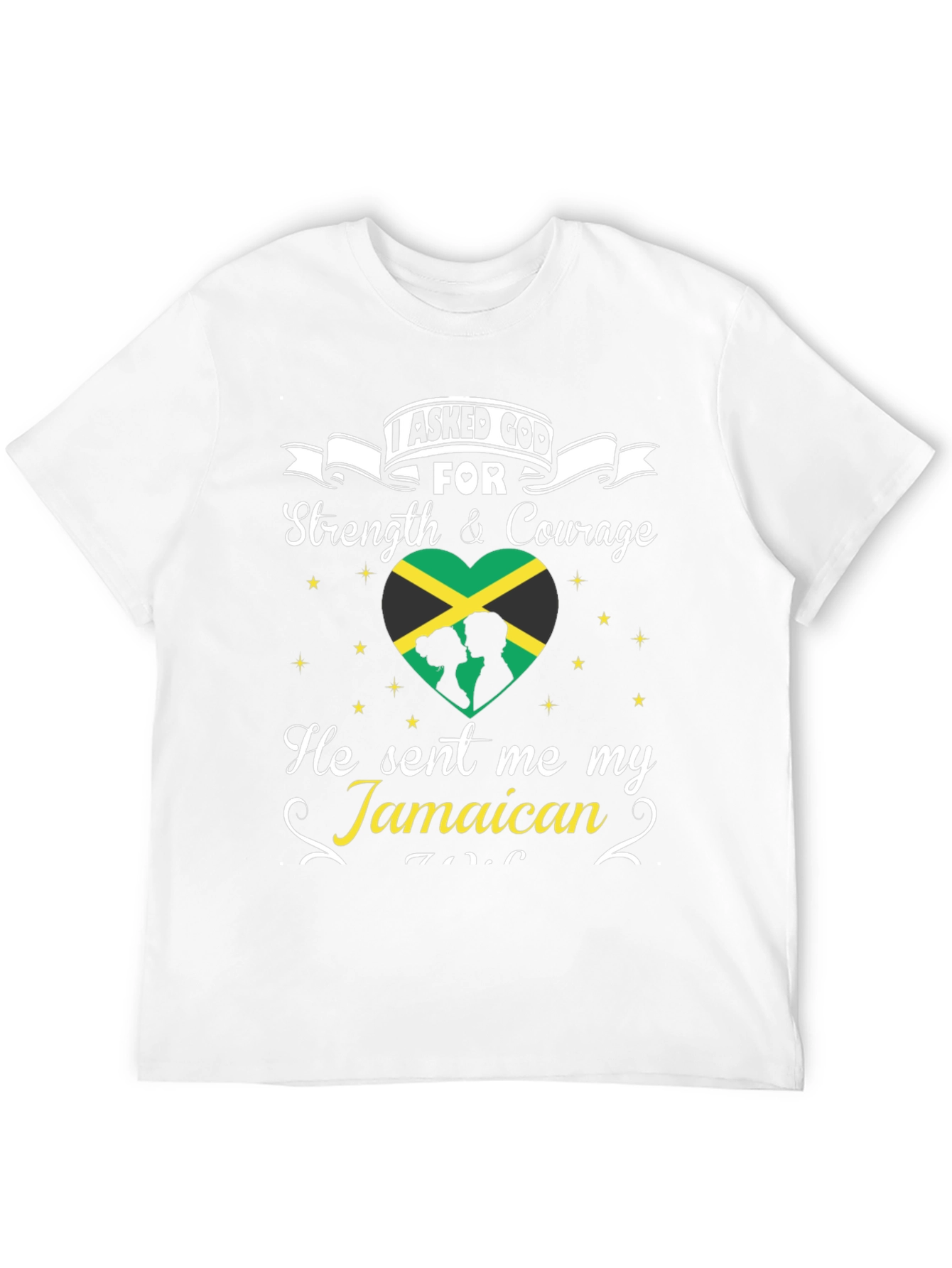 Jamaican Love T-Shirt - God Sent Me My Jamaican