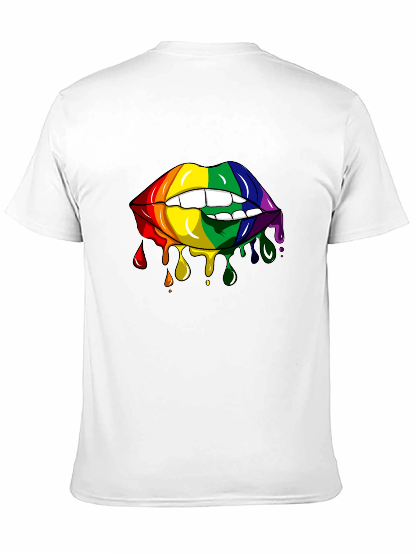 Rainbow Lips Graphic Tee - Pride Edition