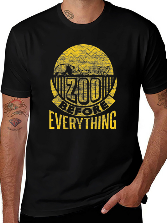 Zoo Before Everything Black Graphic Tee