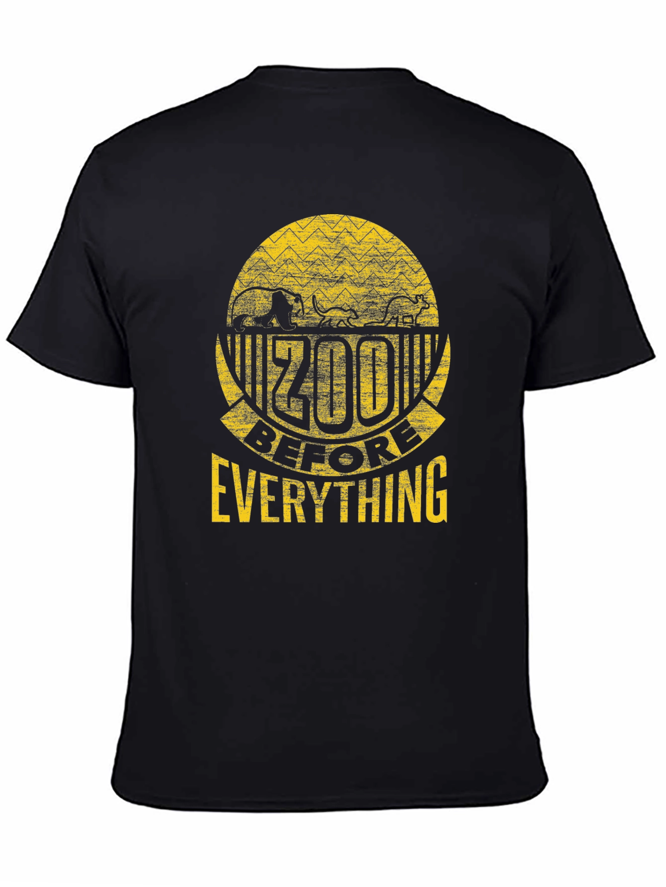 Zoo Before Everything Black Graphic Tee