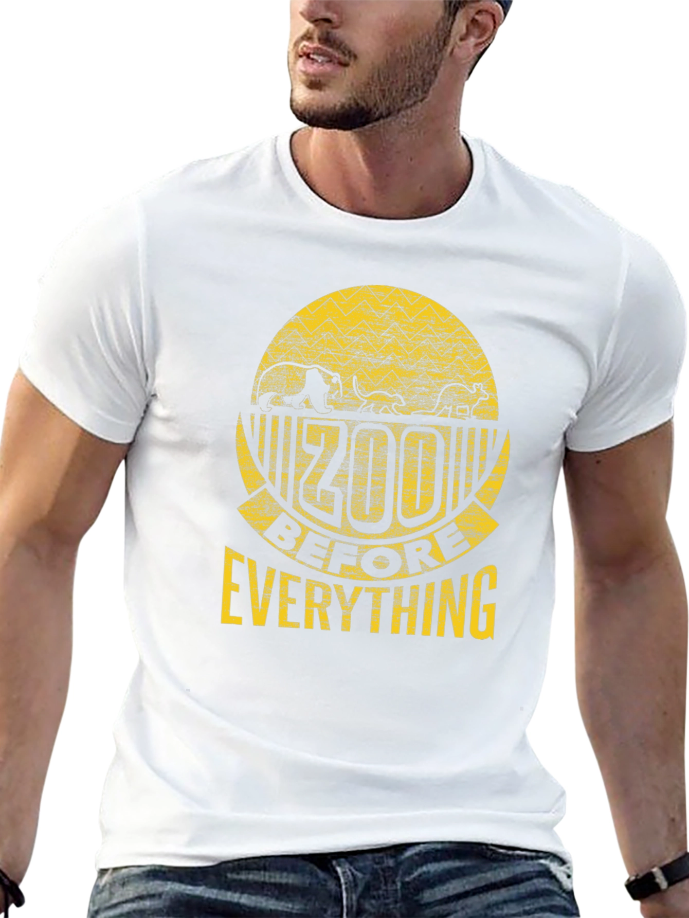 Zoo Before Everything Black Graphic Tee