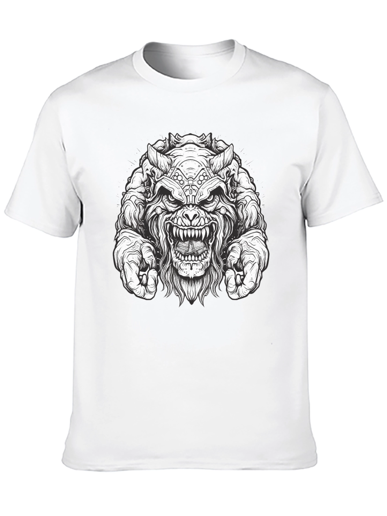 Monster Graphic Black T-Shirt