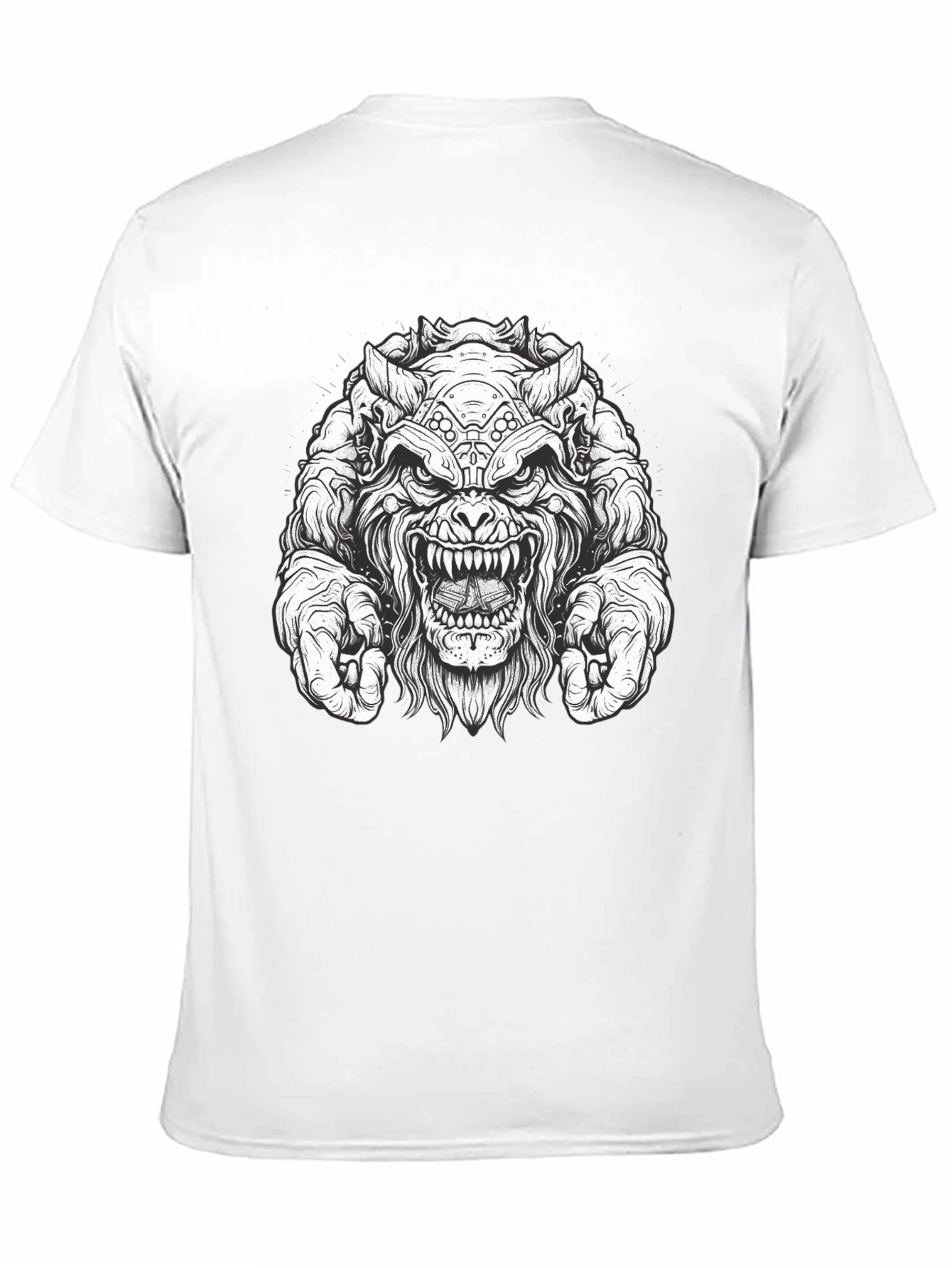 Monster Graphic Black T-Shirt
