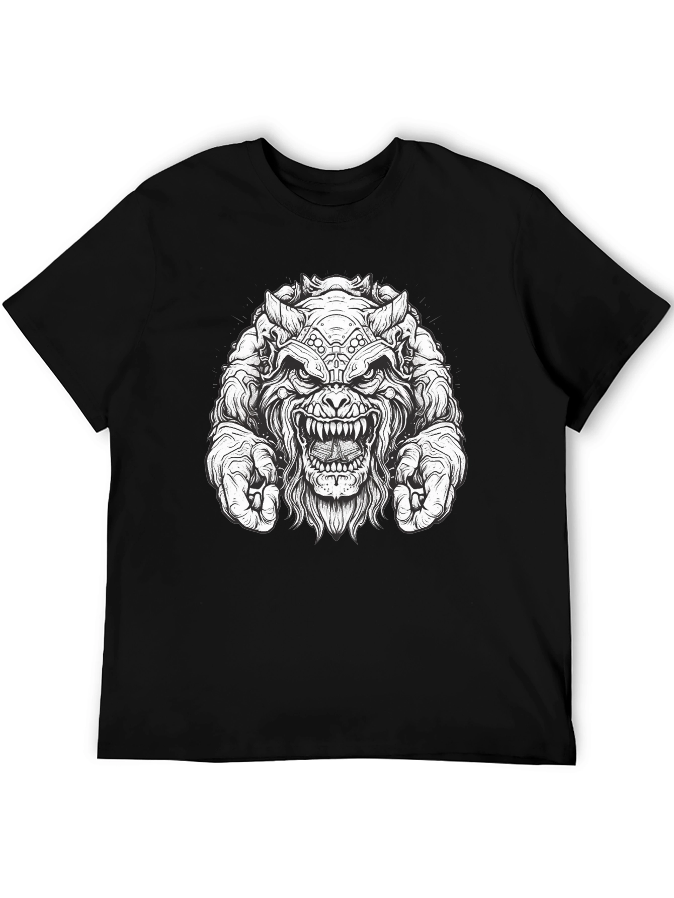 Monster Graphic Black T-Shirt