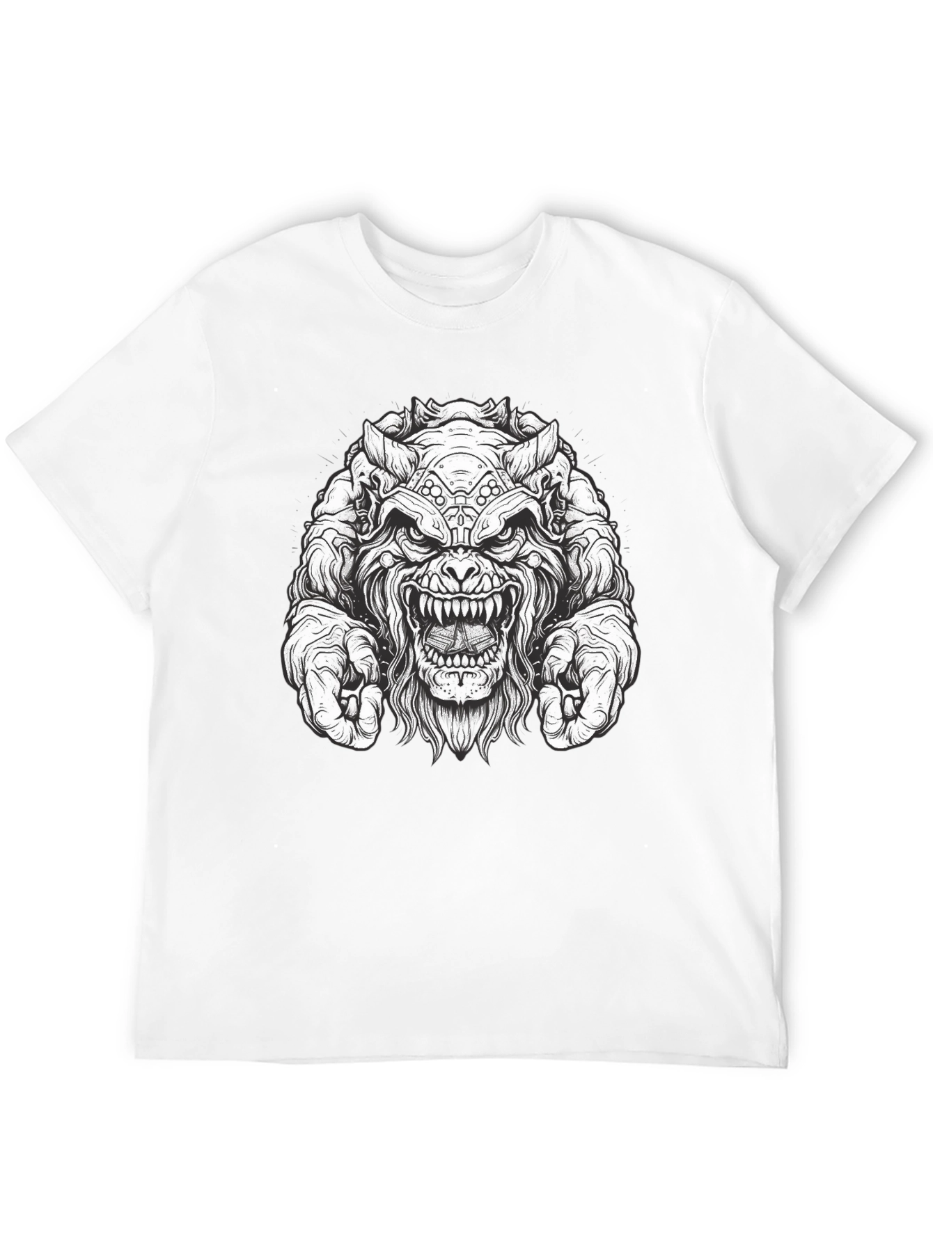 Monster Graphic Black T-Shirt