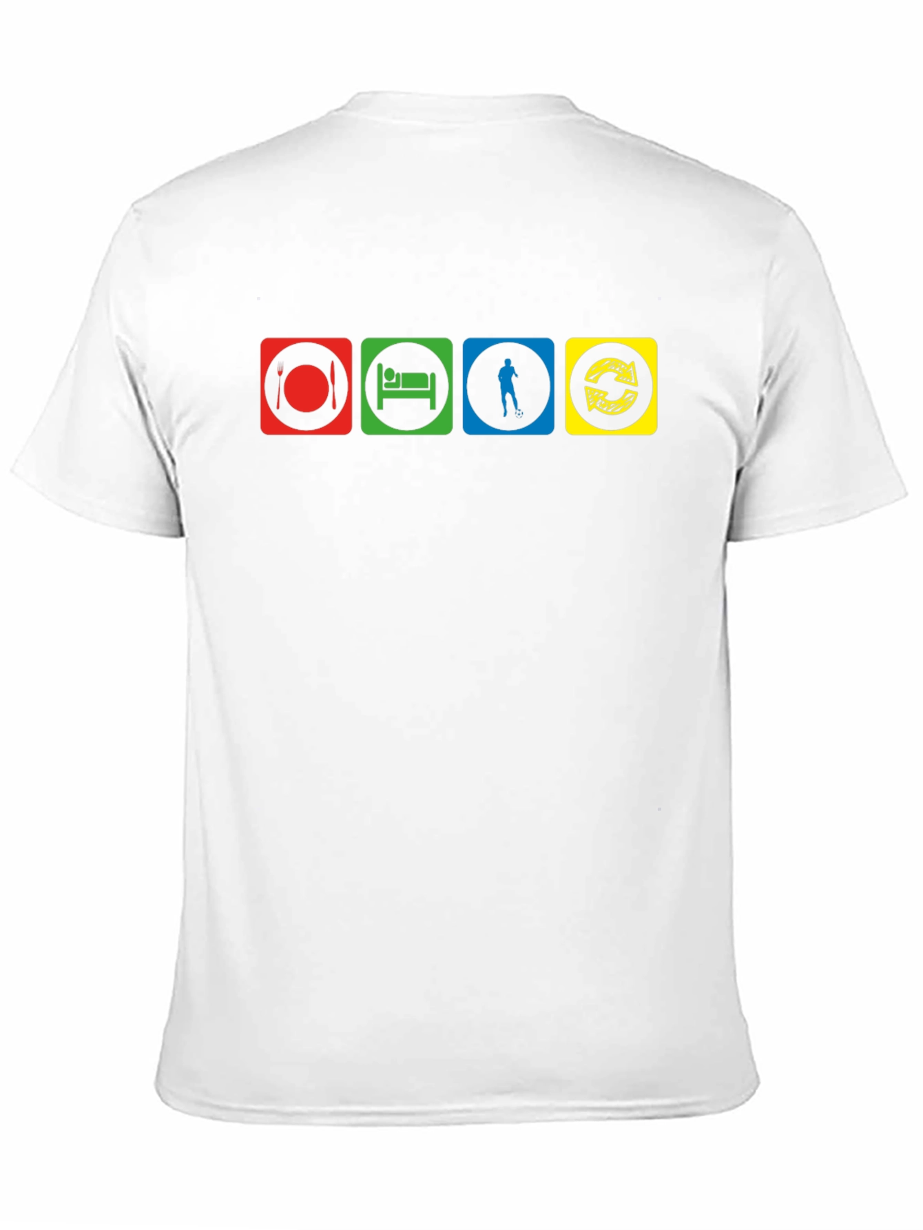 Eat Sleep Disc Golf Repeat T-Shirt - Black