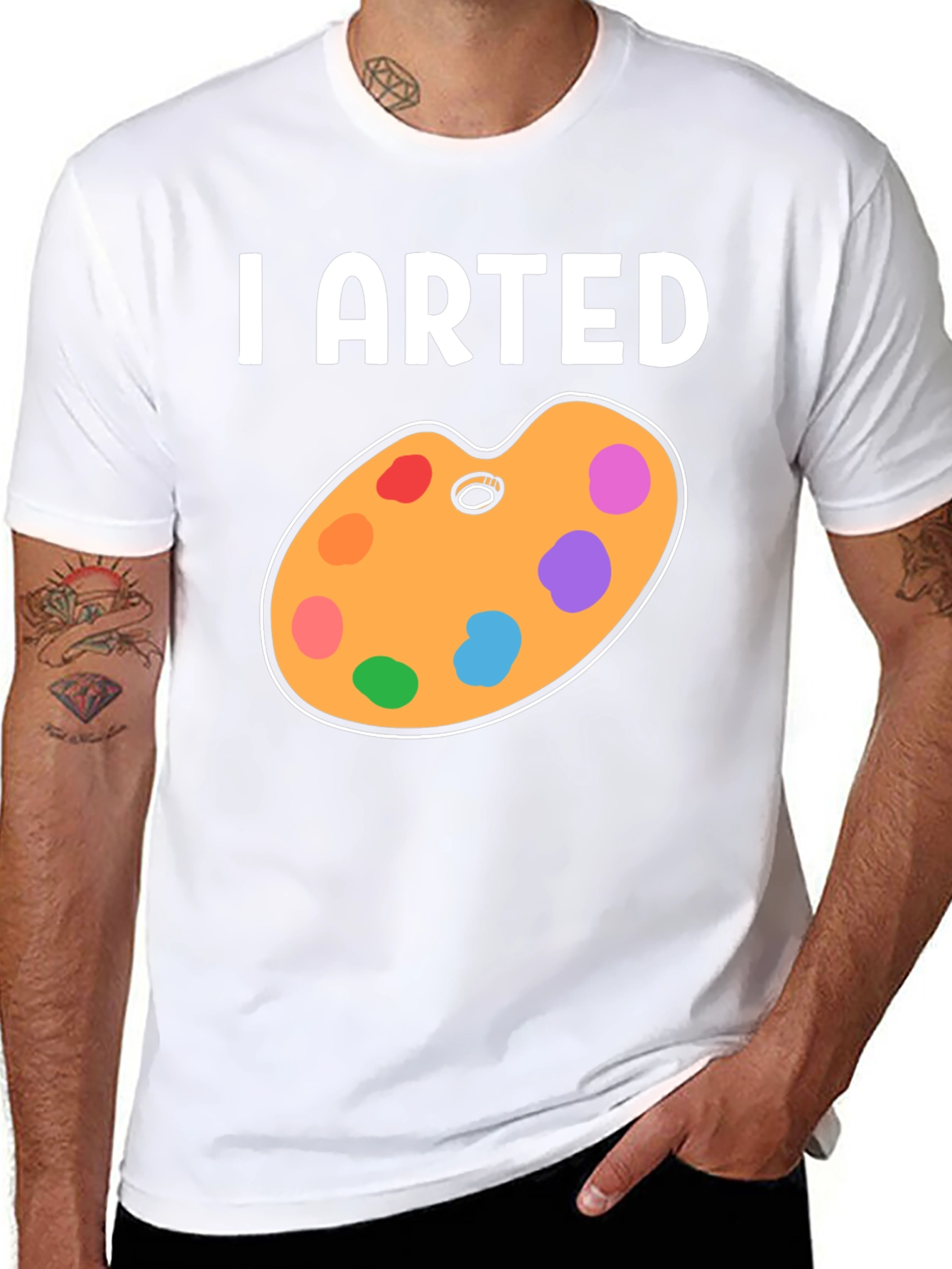 I Arted T-Shirt - Artistic Palette Design