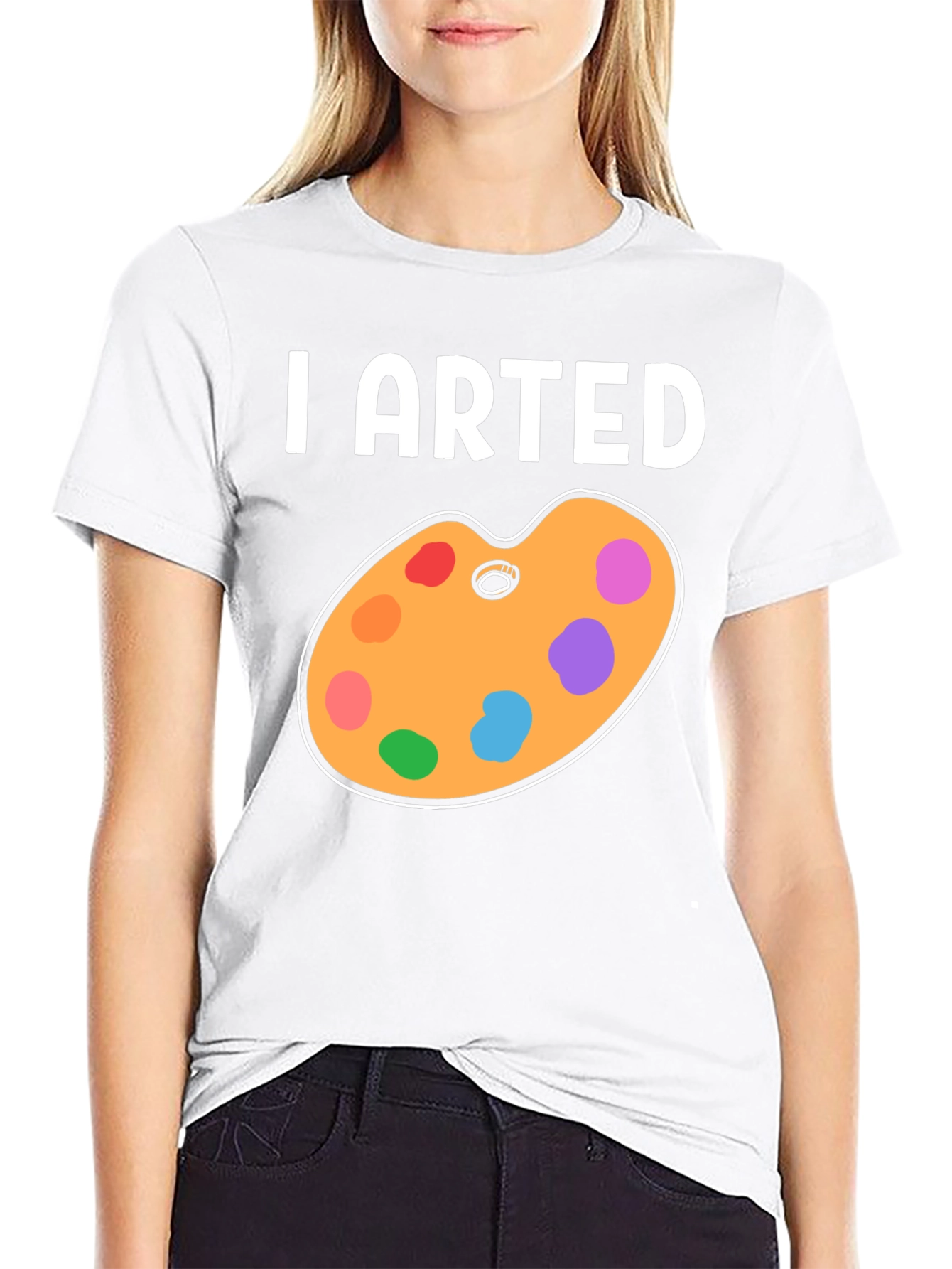 I Arted T-Shirt - Artistic Palette Design