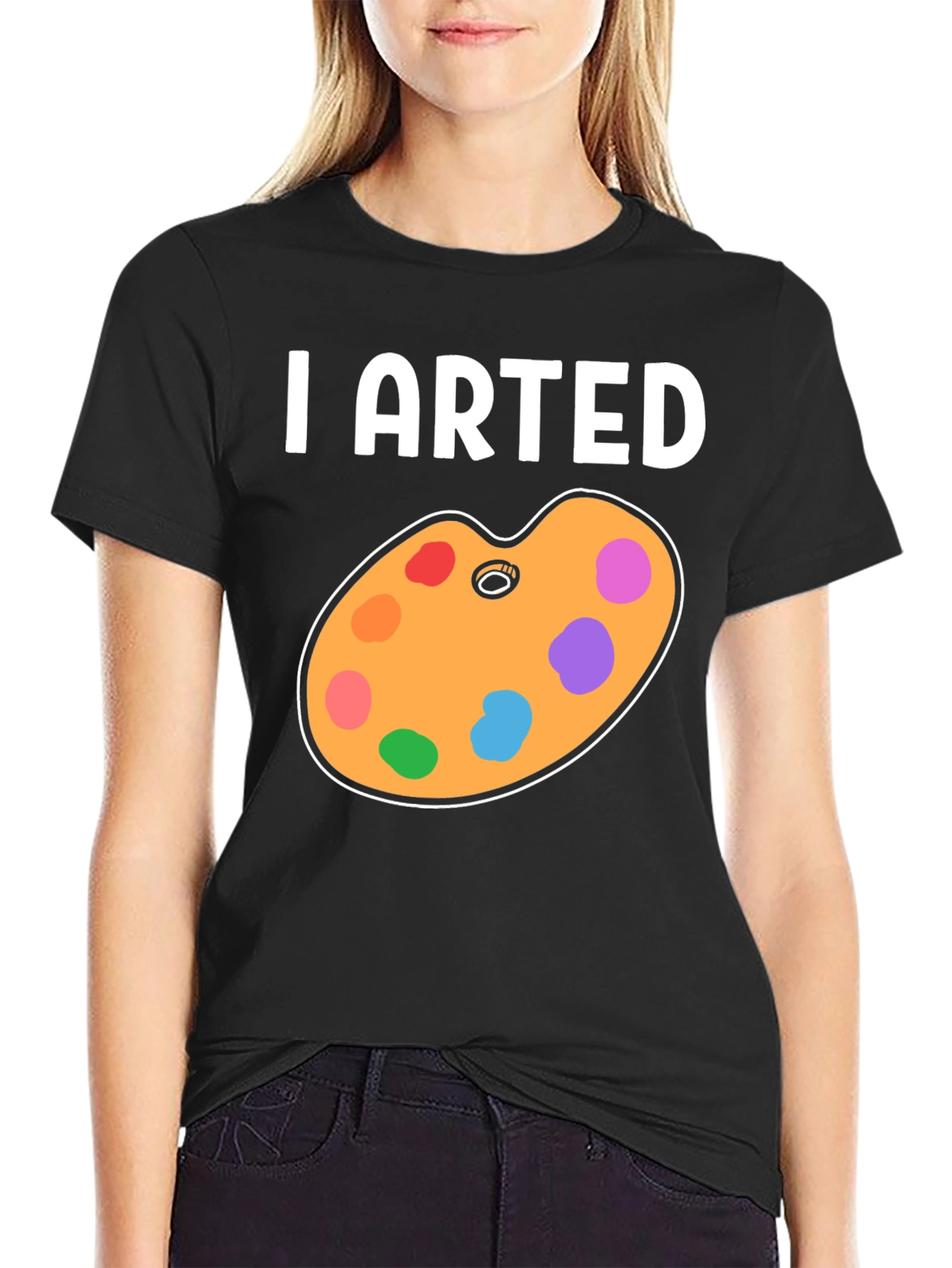 I Arted T-Shirt - Artistic Palette Design