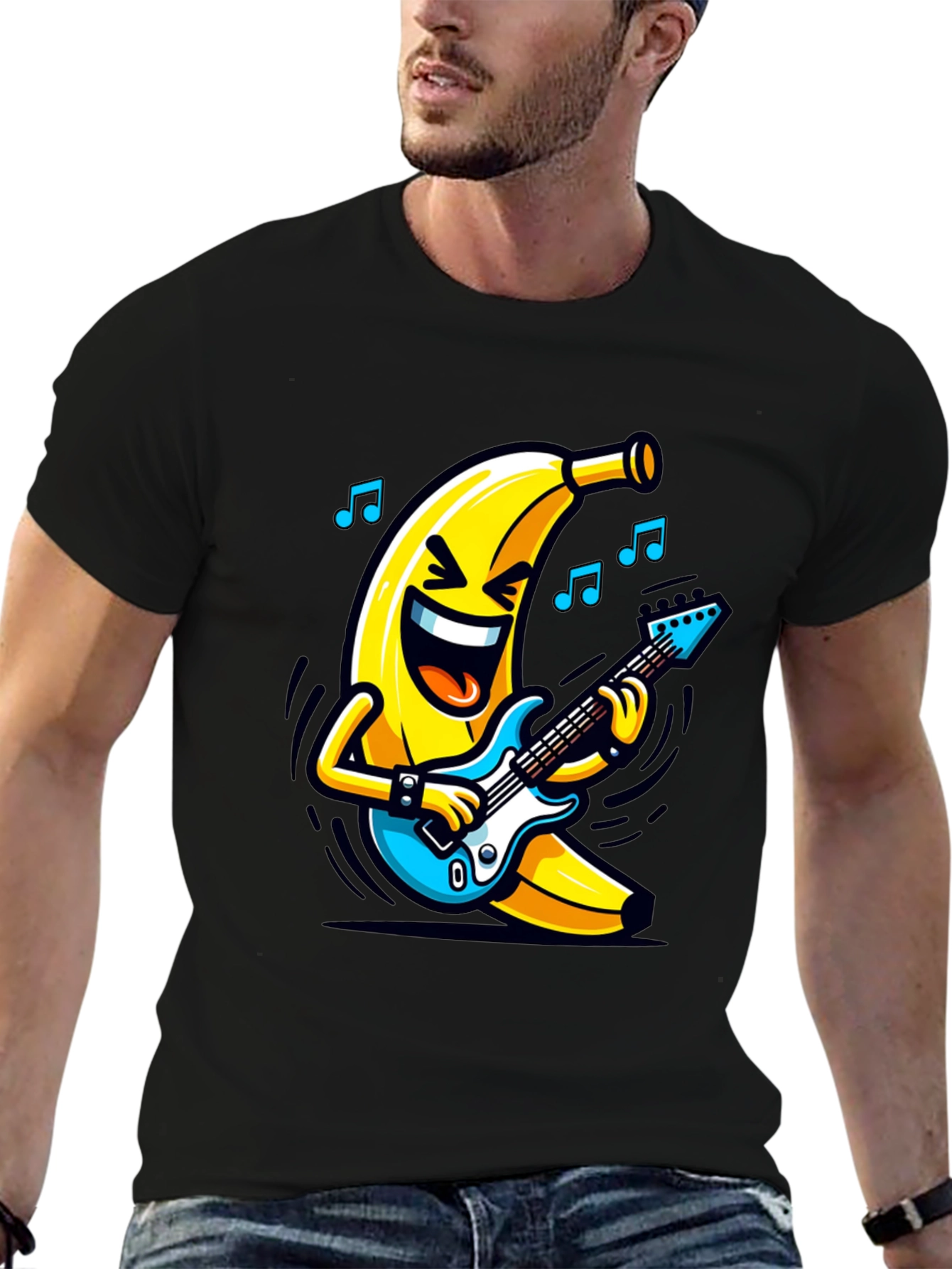 Banana Rock Star Graphic T-Shirt