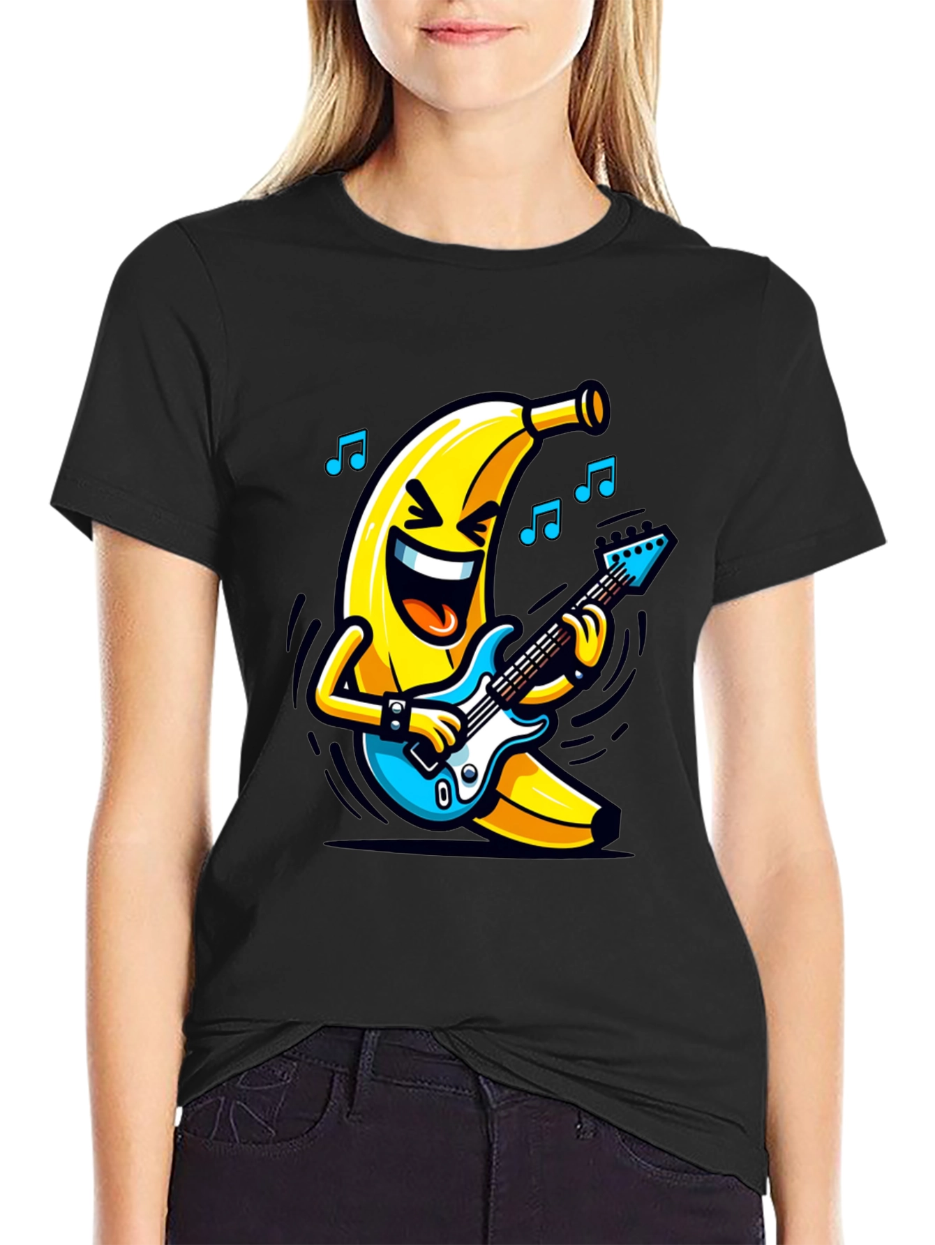 Banana Rock Star Graphic T-Shirt
