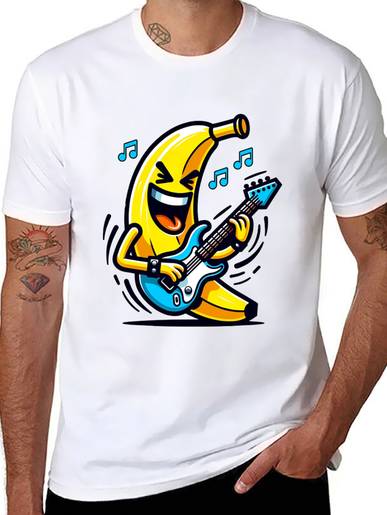 Banana Rock Star Graphic T-Shirt