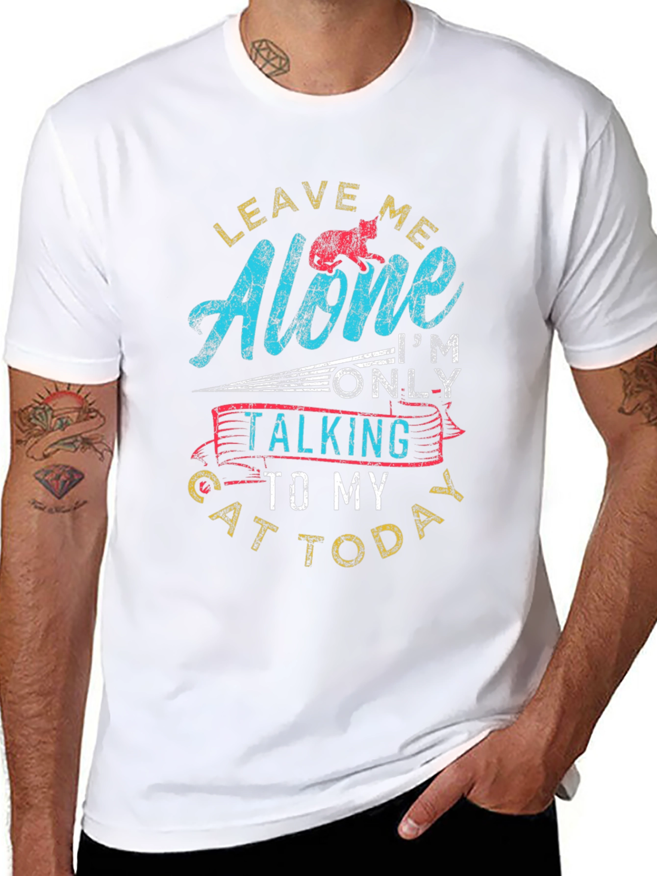 Leave Me Alone Cat T-Shirt