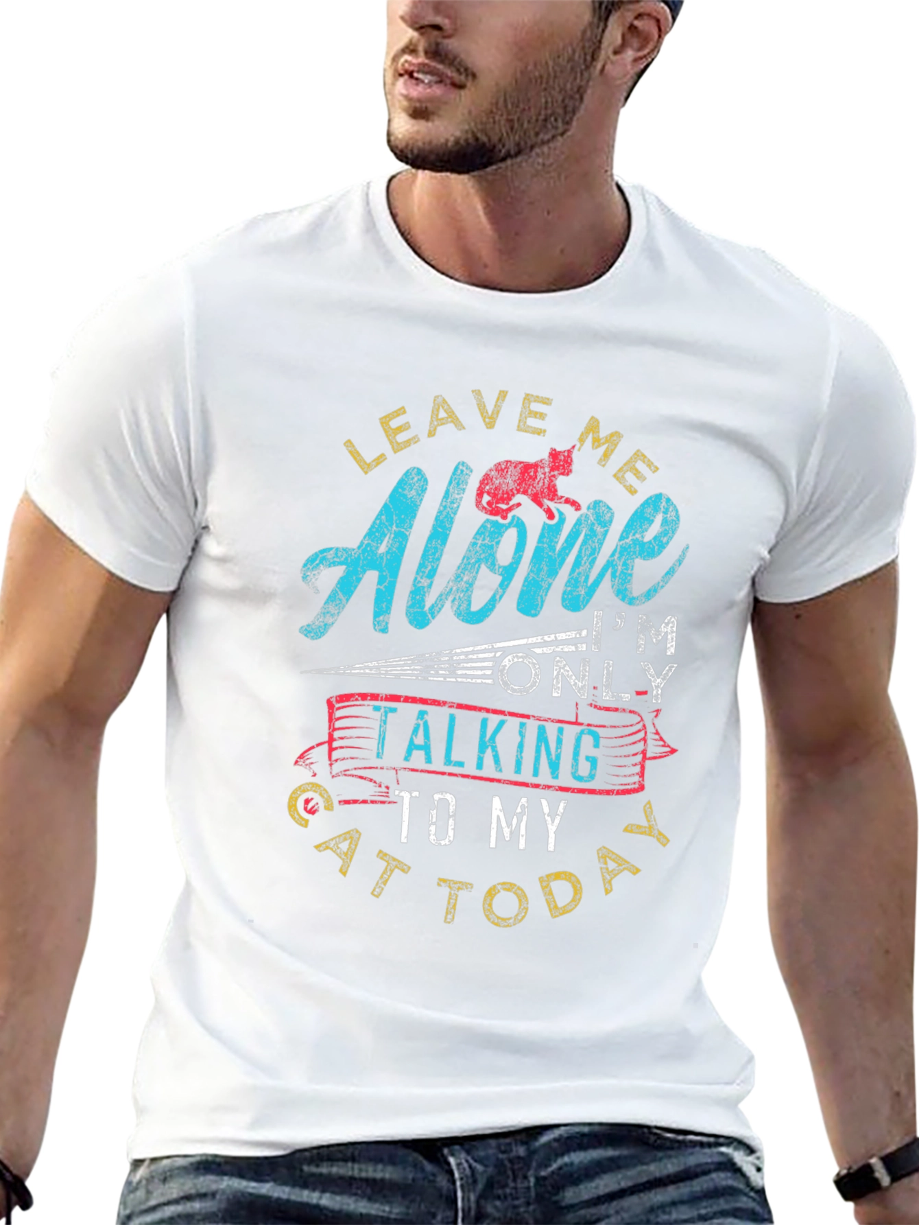 Leave Me Alone Cat T-Shirt
