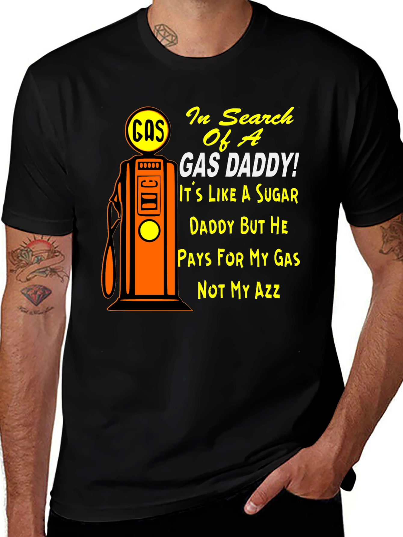 Gas Daddy T-Shirt - Humorous Graphic Tee