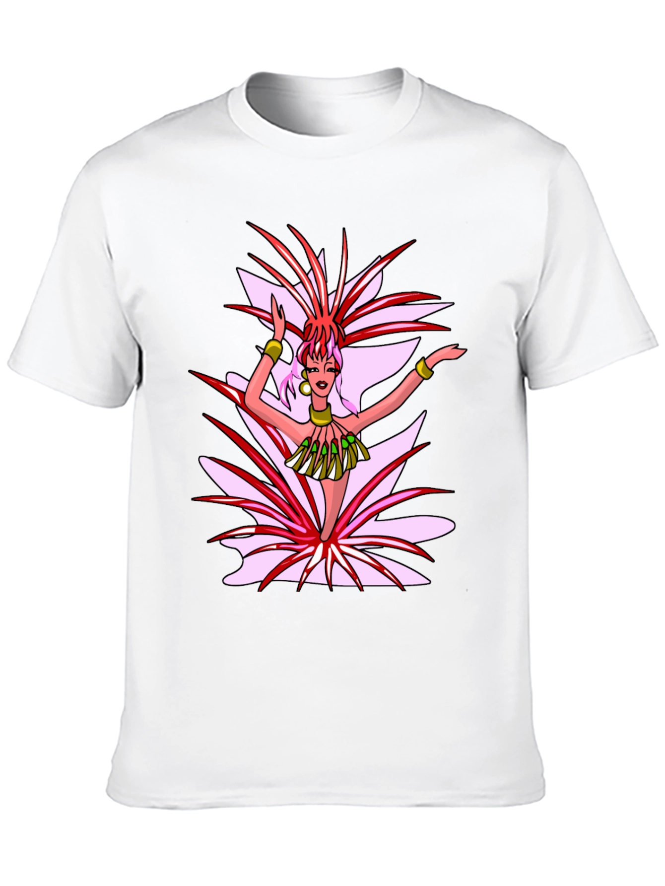 Carnival Dancer Graphic T-Shirt - Black