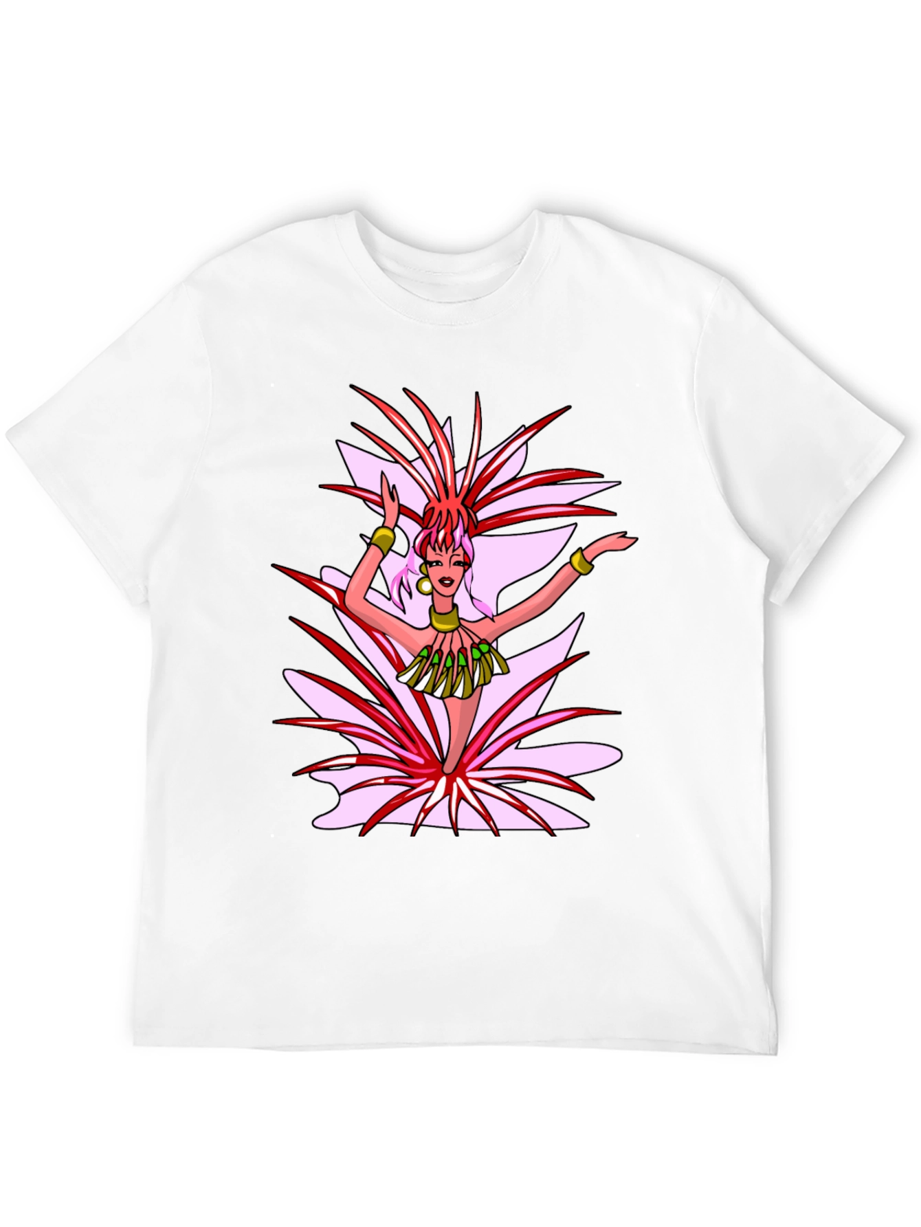 Carnival Dancer Graphic T-Shirt - Black