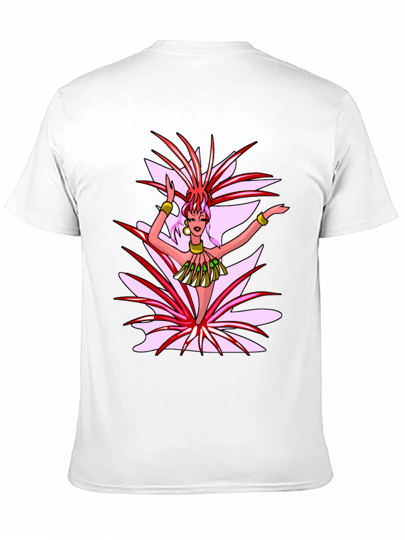 Carnival Dancer Graphic T-Shirt - Black