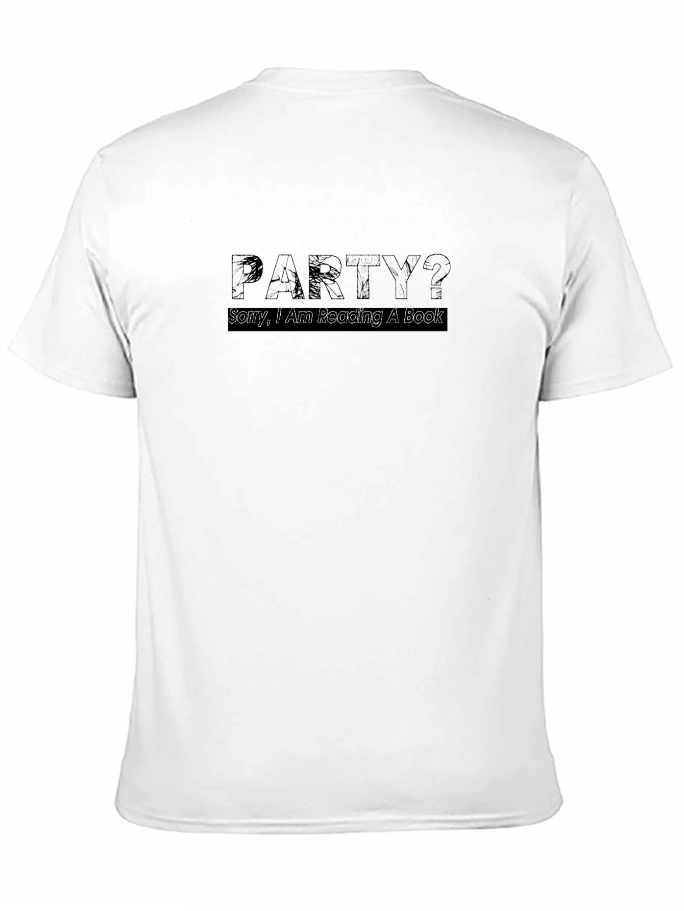 Party? Funny Reader T-Shirt - Black