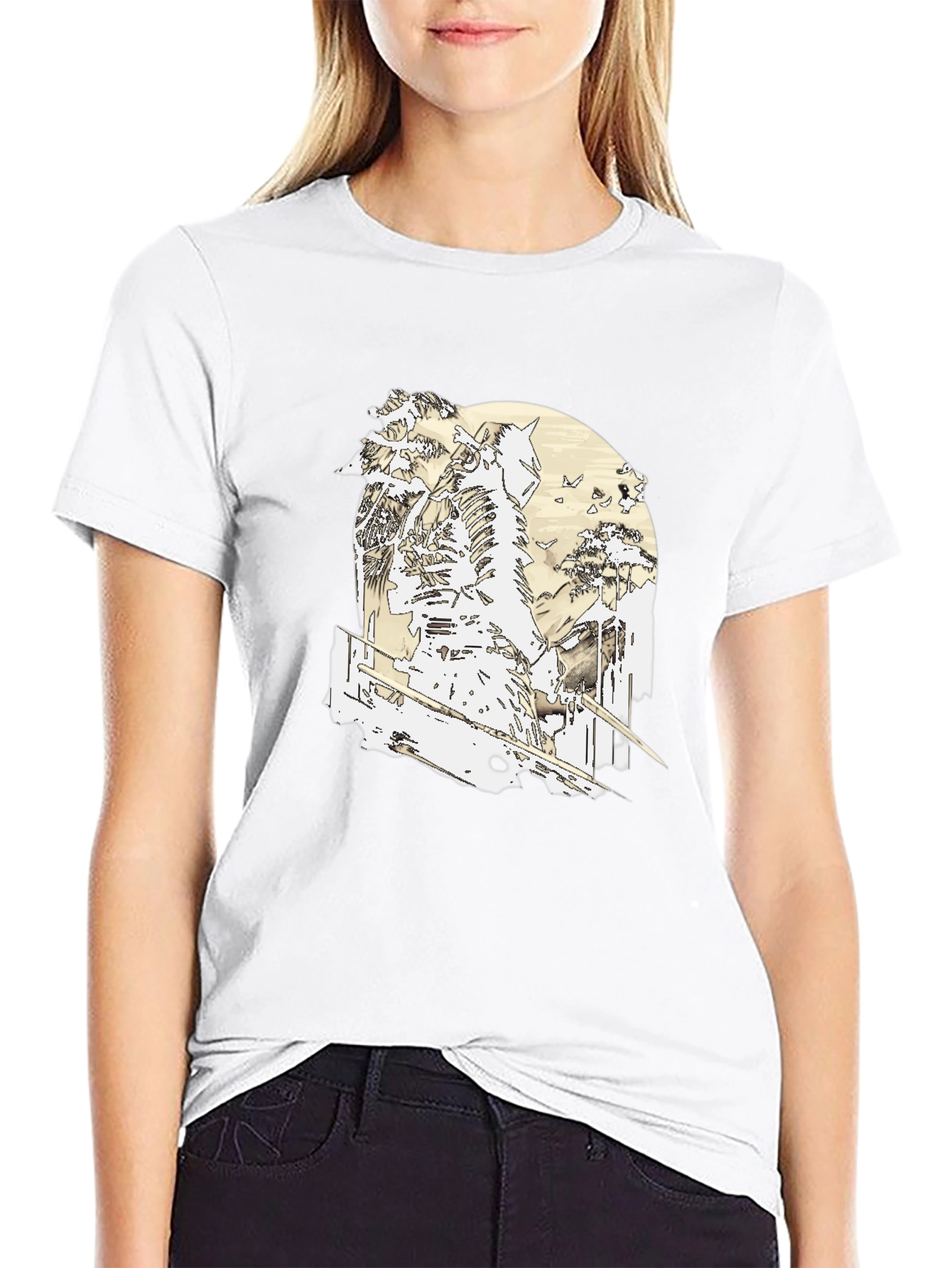 Samurai Warrior Graphic Black T-Shirt