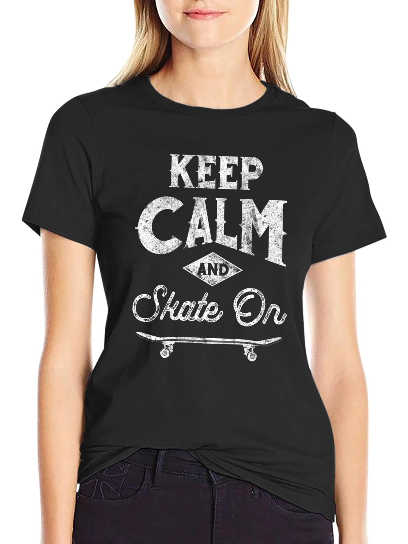 Keep Calm and Skate On T-Shirt