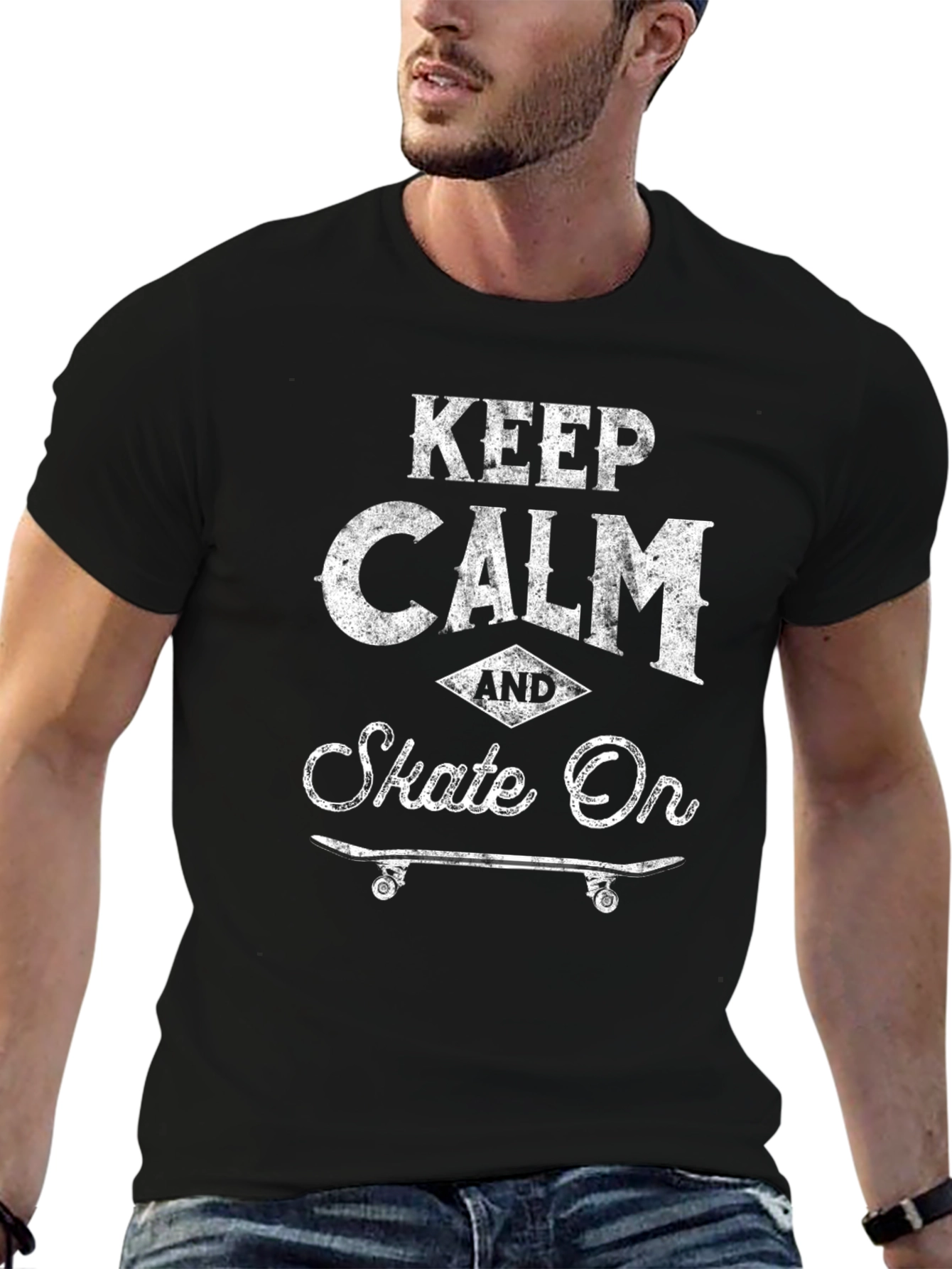 Keep Calm and Skate On T-Shirt